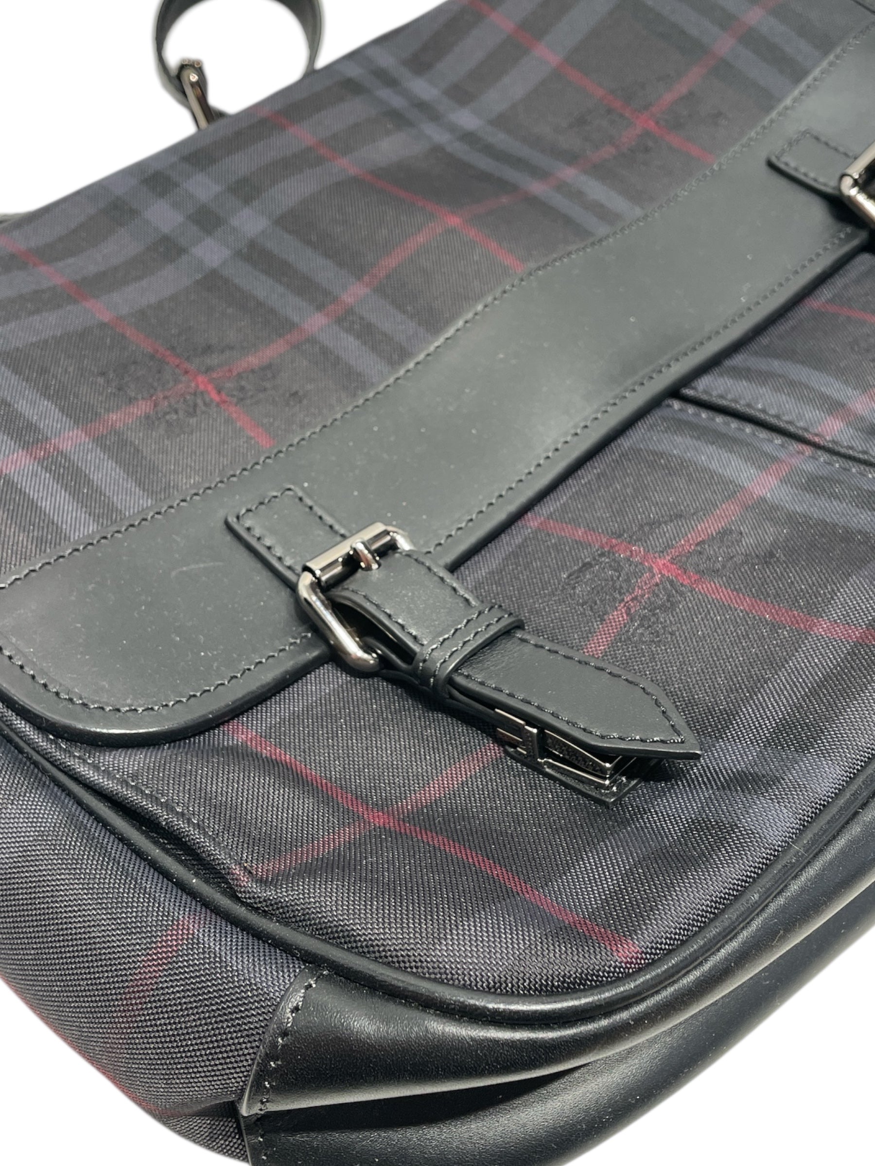 BURBERRY/Cross Body Bag/Plaid/BLK/ view 6
