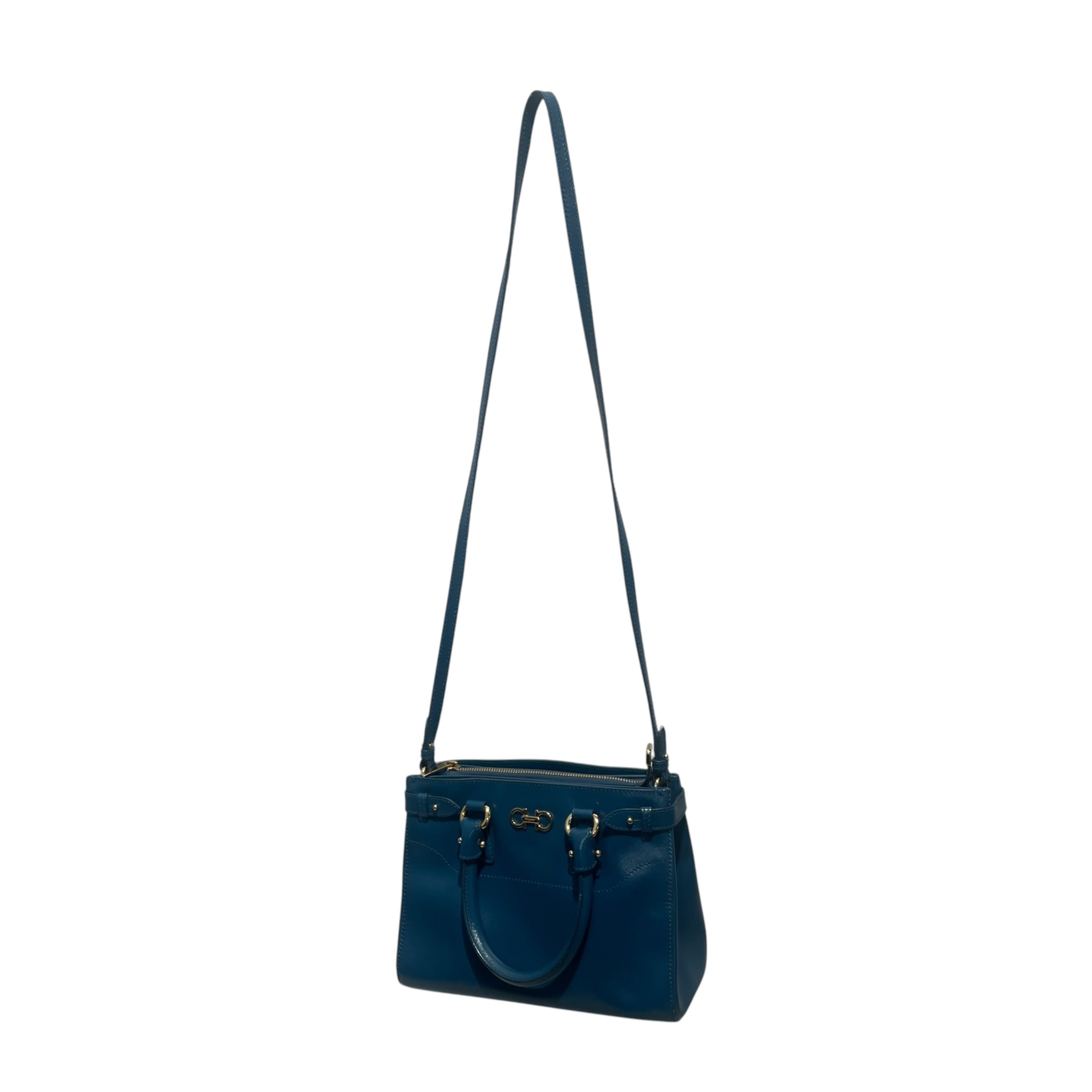 Salvatore Ferragamo/Cross Body Bag/Acrylic/BLU/GANCINI view 1