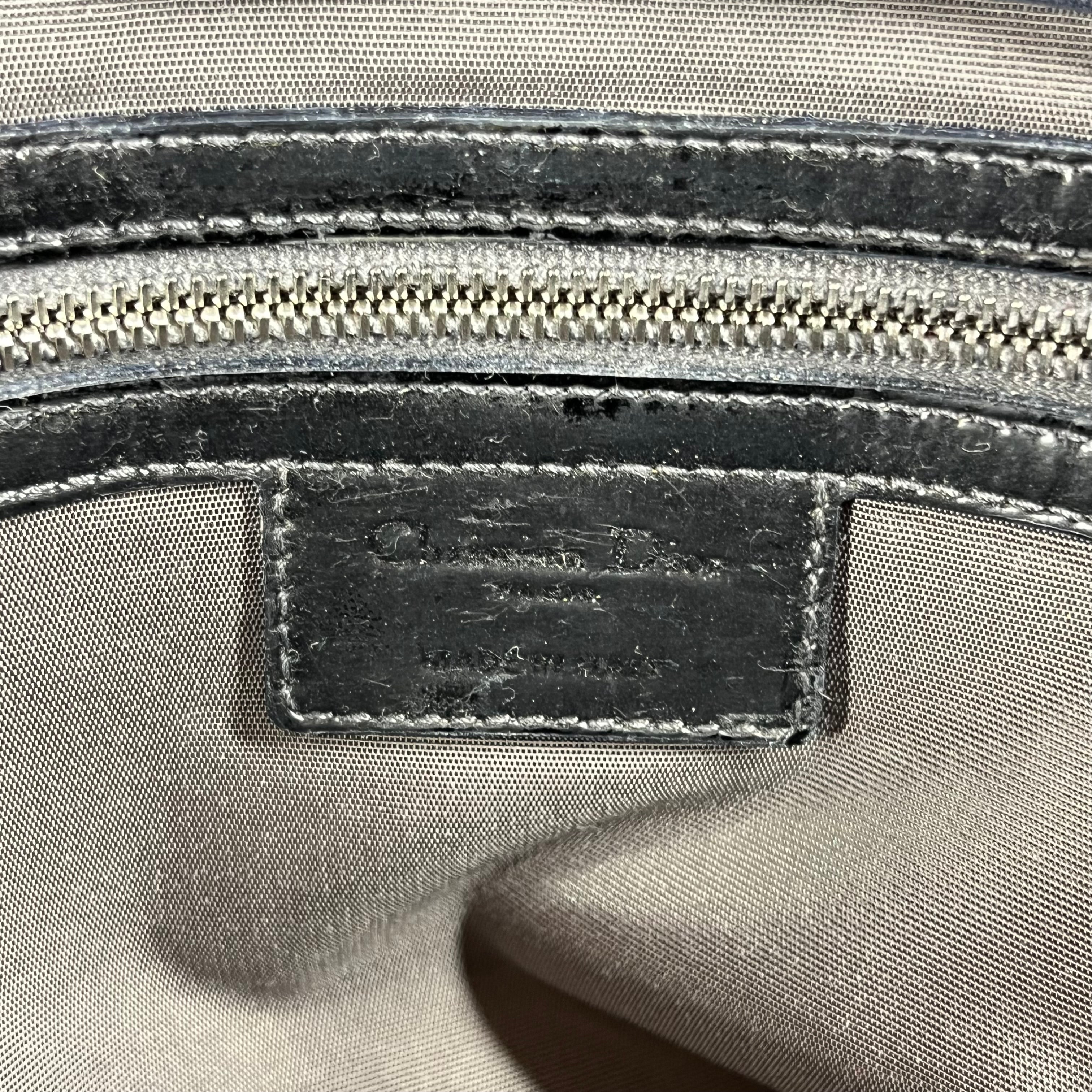Christian Dior/Hand Bag/Leather/BLK/CANNAGE W/SILVER HARDWARE view 5