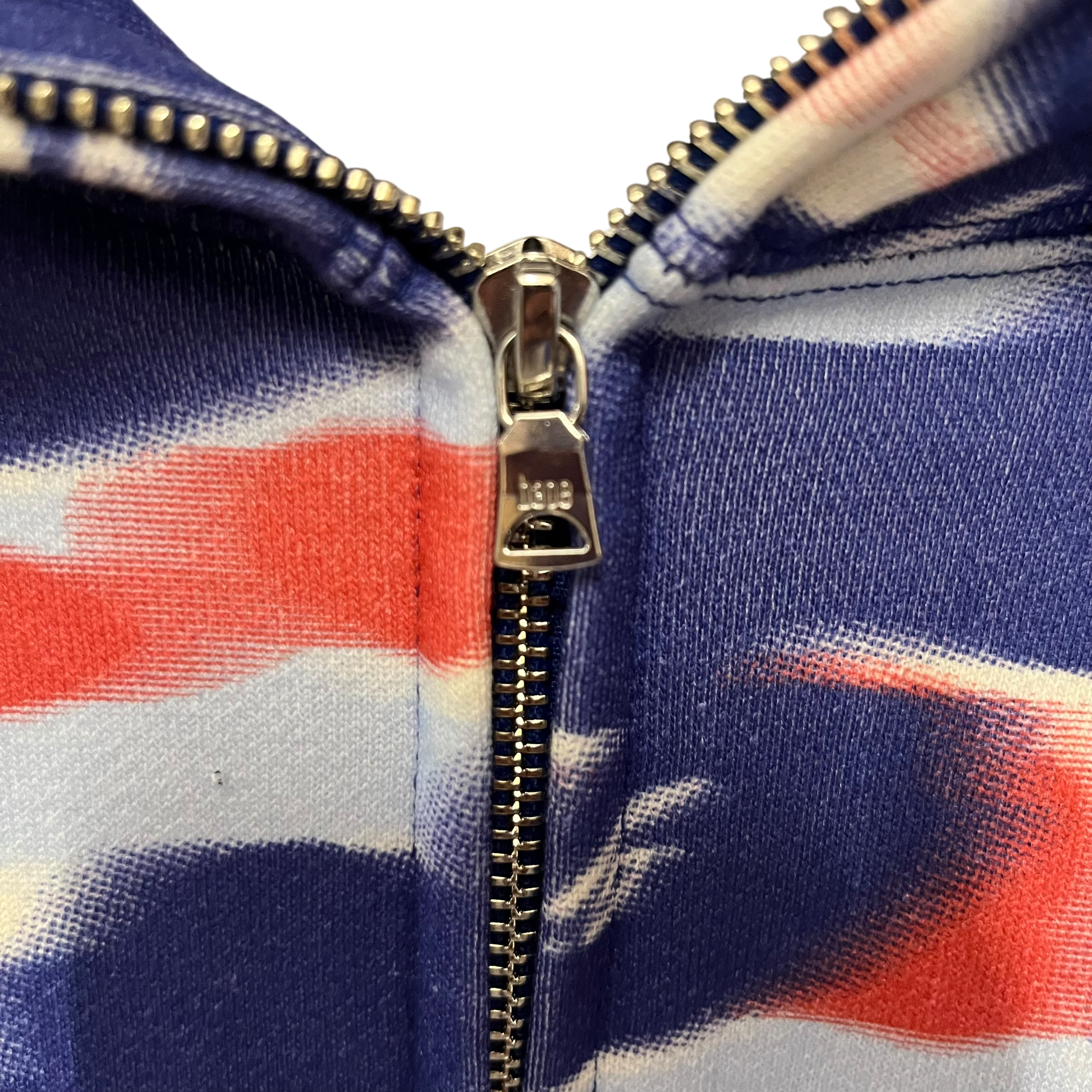 A BATHING APE/Zip Up Hoodie/XL/Graphic/Cotton/BLU/fire camo shark zip view 7