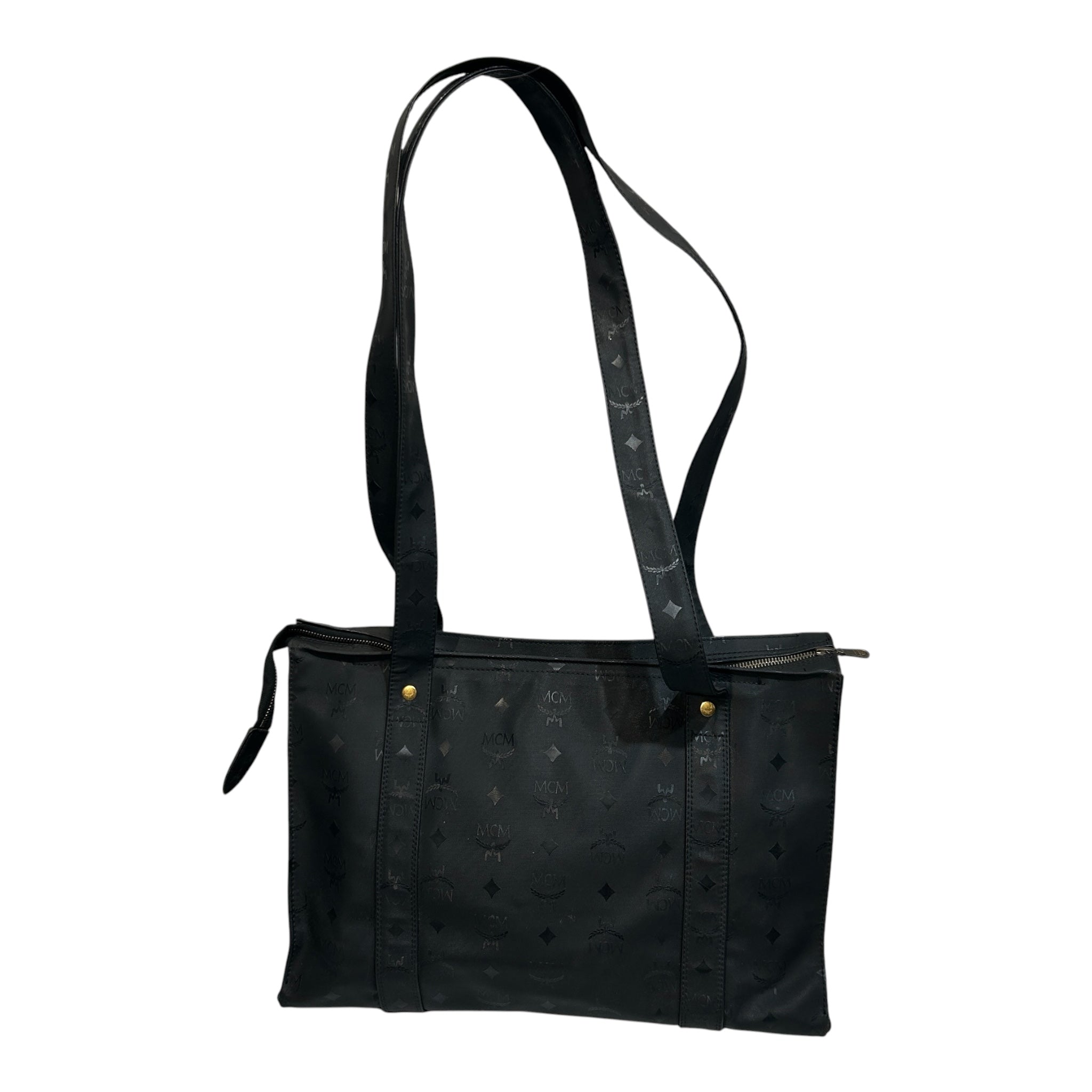 MCM/Bag/Monogram/Nylon/BLK/VINTAGE TOTE view 2