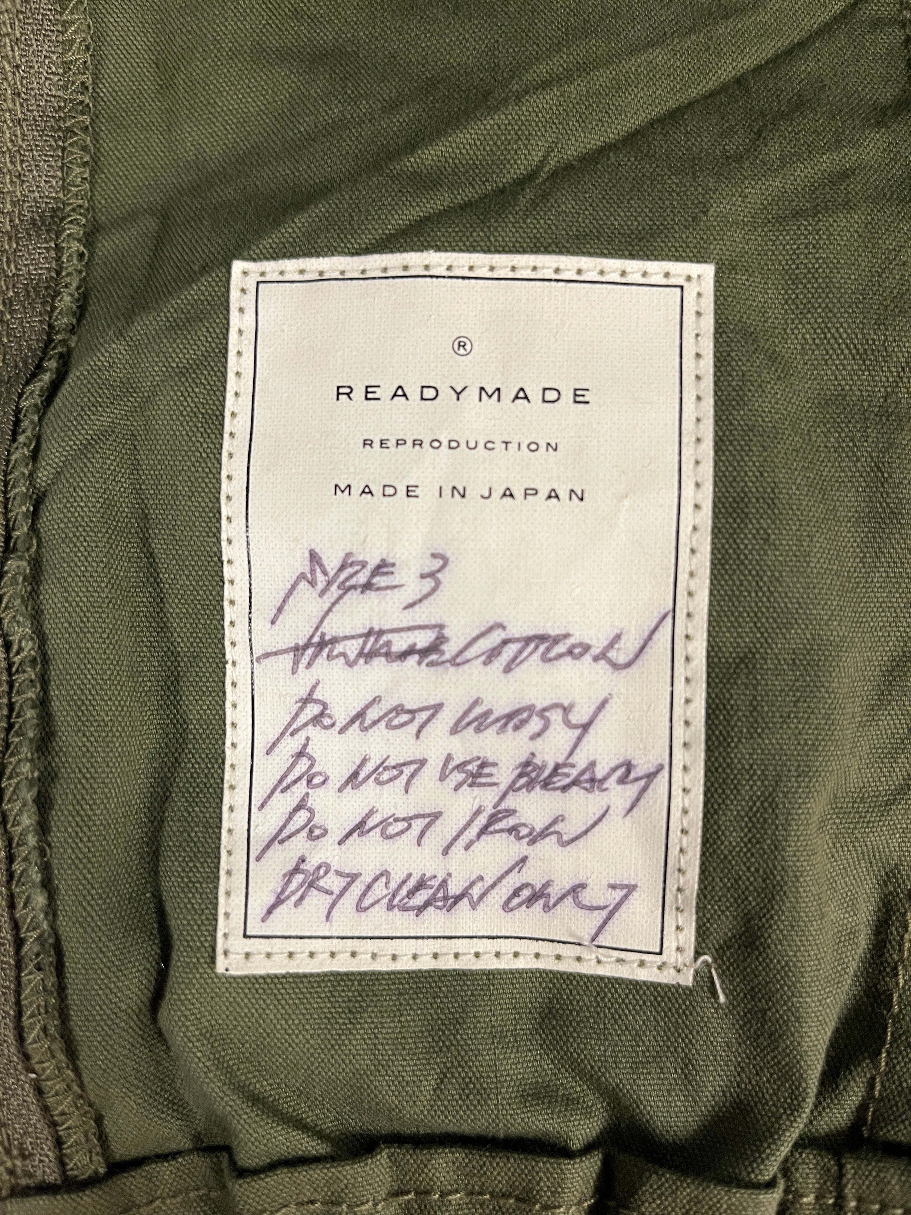 READYMADE/Cargo Pants/3/Cotton/KHK/Embroidered Trackpants view 4