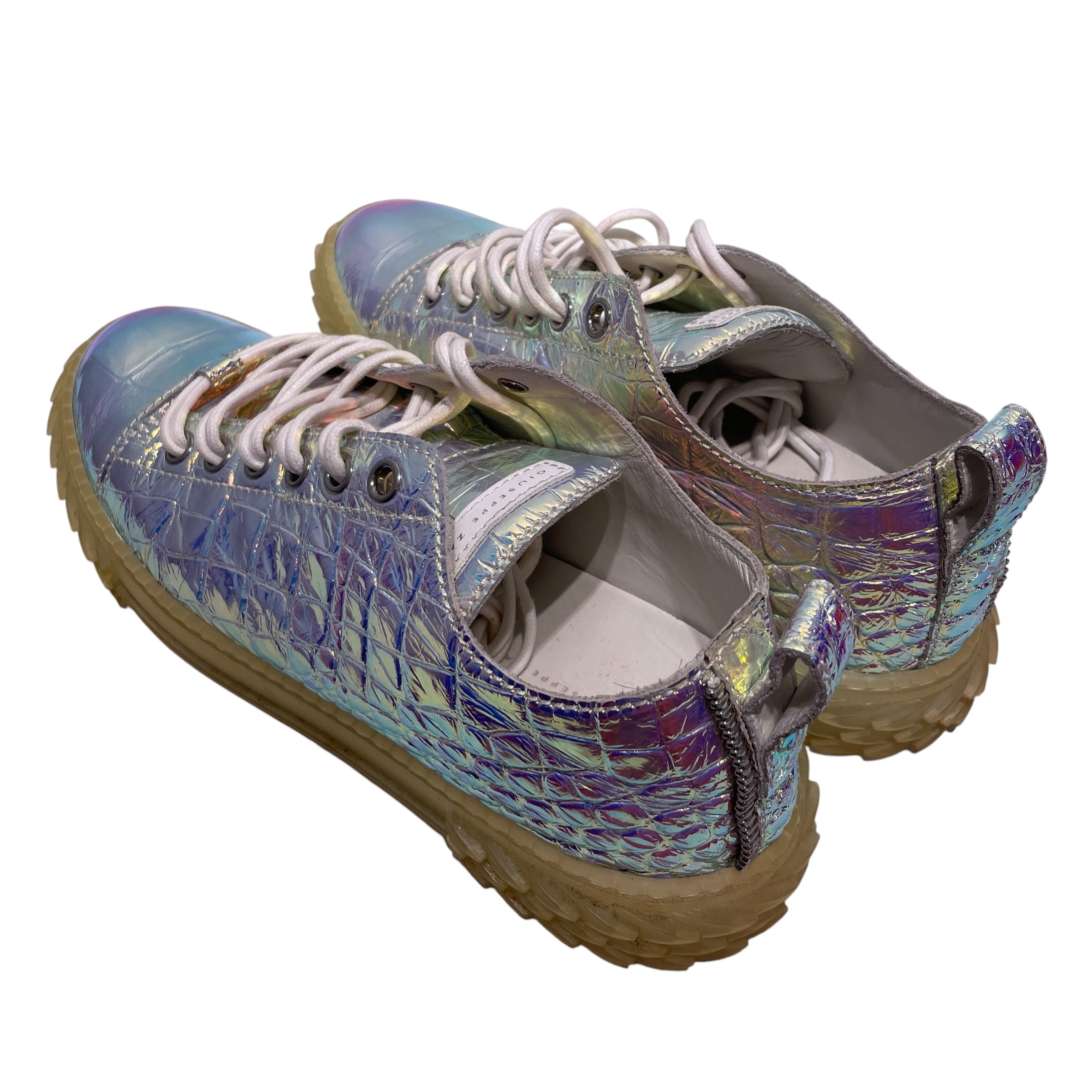 Giuseppe Zanotti/Low-Sneakers/EU 42/Leather/SLV/JELLYFISH view 2