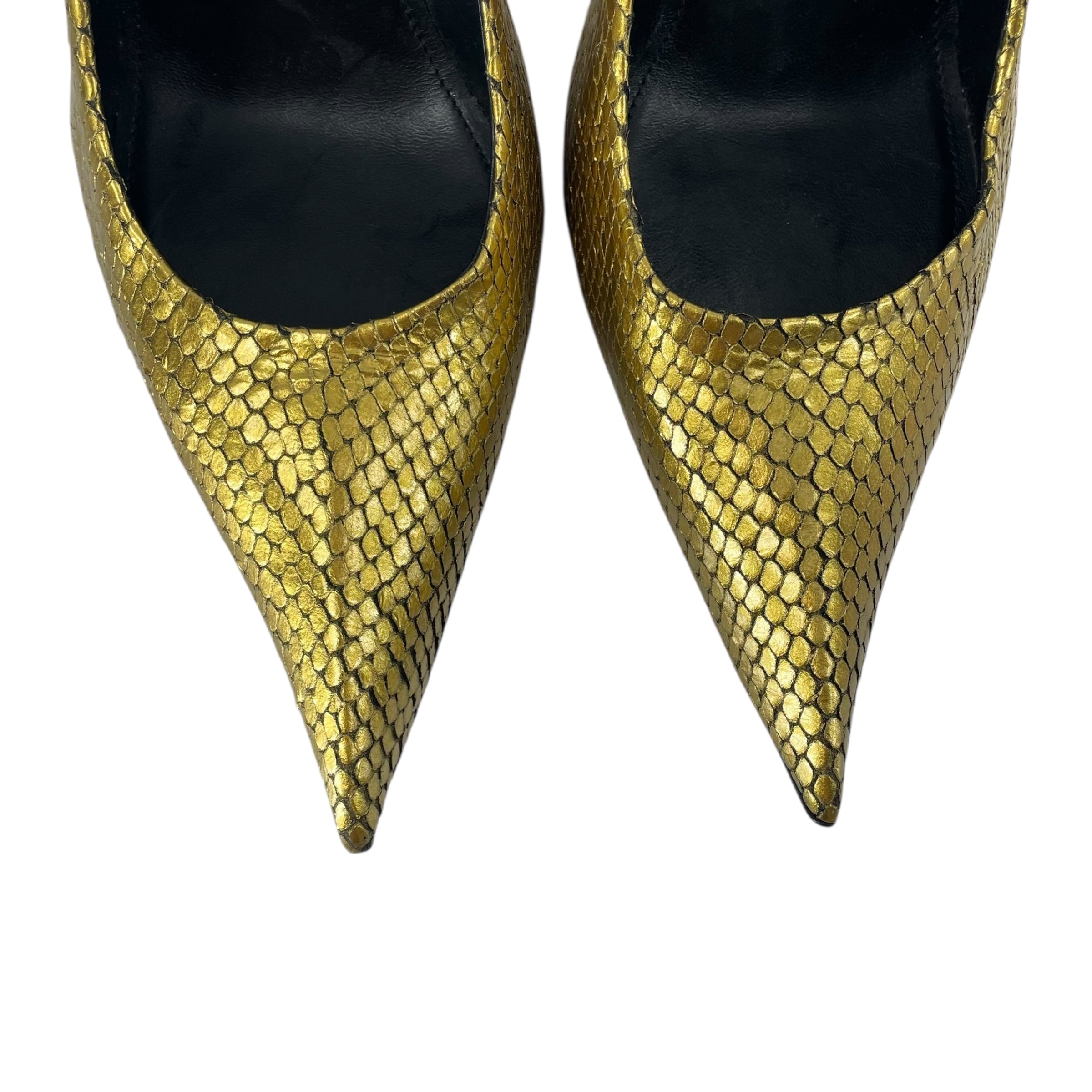 BALENCIAGA/Heels/EU 39/Leather/GLD/SCALES / GOLD HEEL view 5
