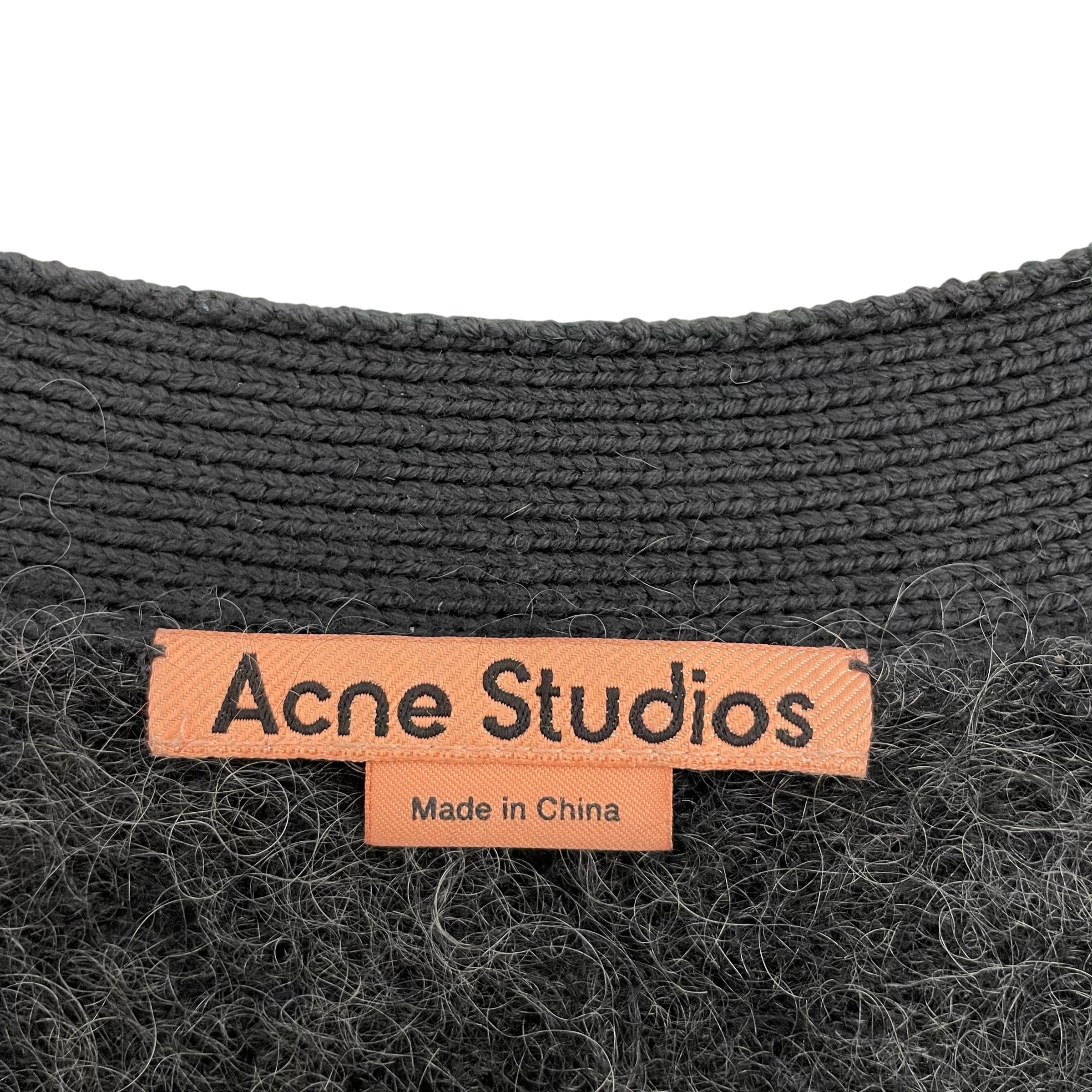 Acne Studios/Cardigan/S/Mohair/BLK/ view 3