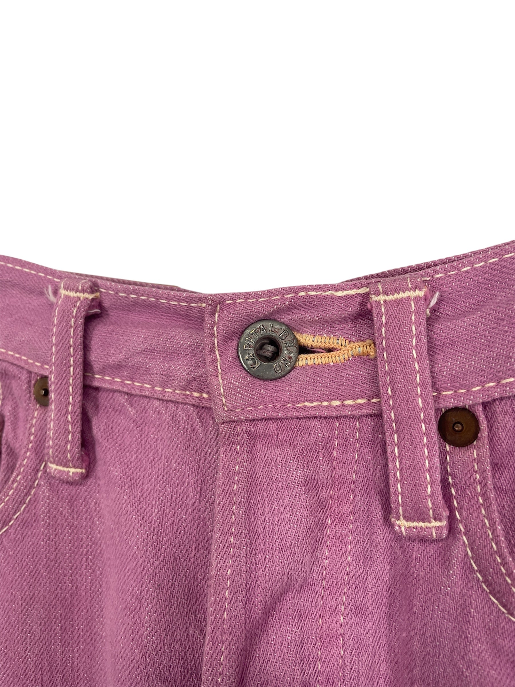 KAPITAL/Pants/28/Cotton/PNK/DISTRESSED CUFFK1408LP19 view 2