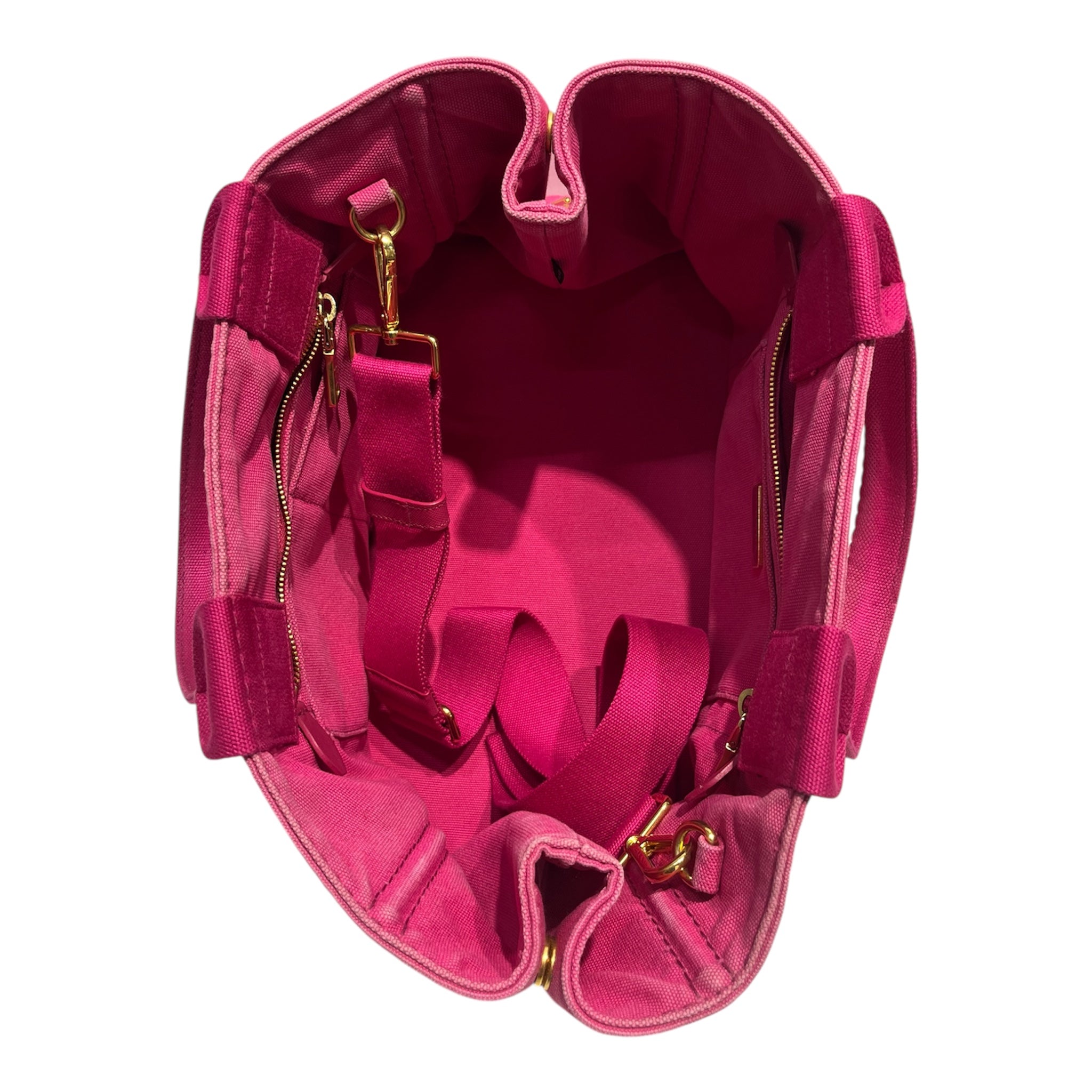 PRADA/Tote Bag/PNK/prada magenta tote view 4