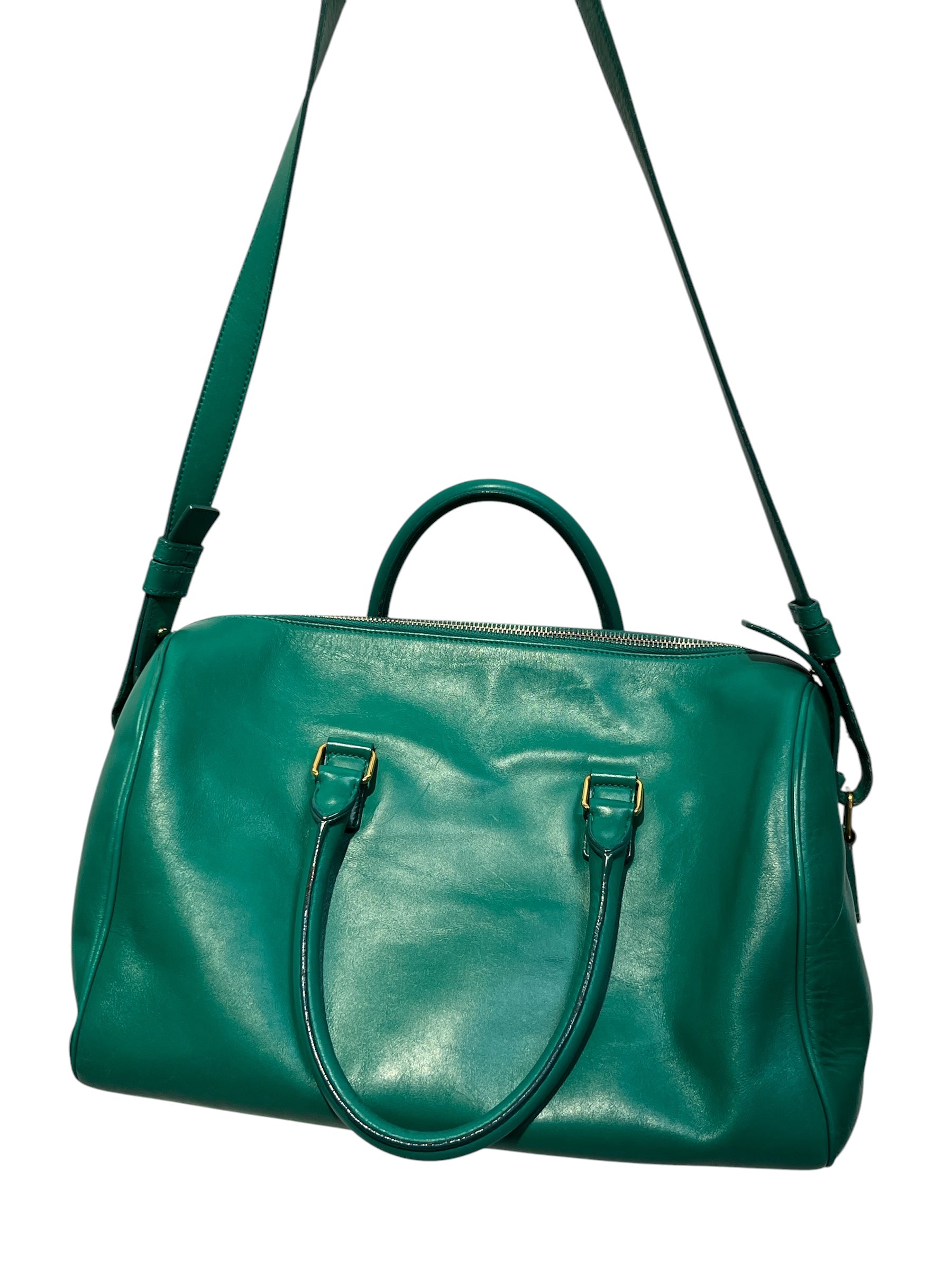SAINT LAURENT/Cross Body Bag/Leather/GRN/ view 3