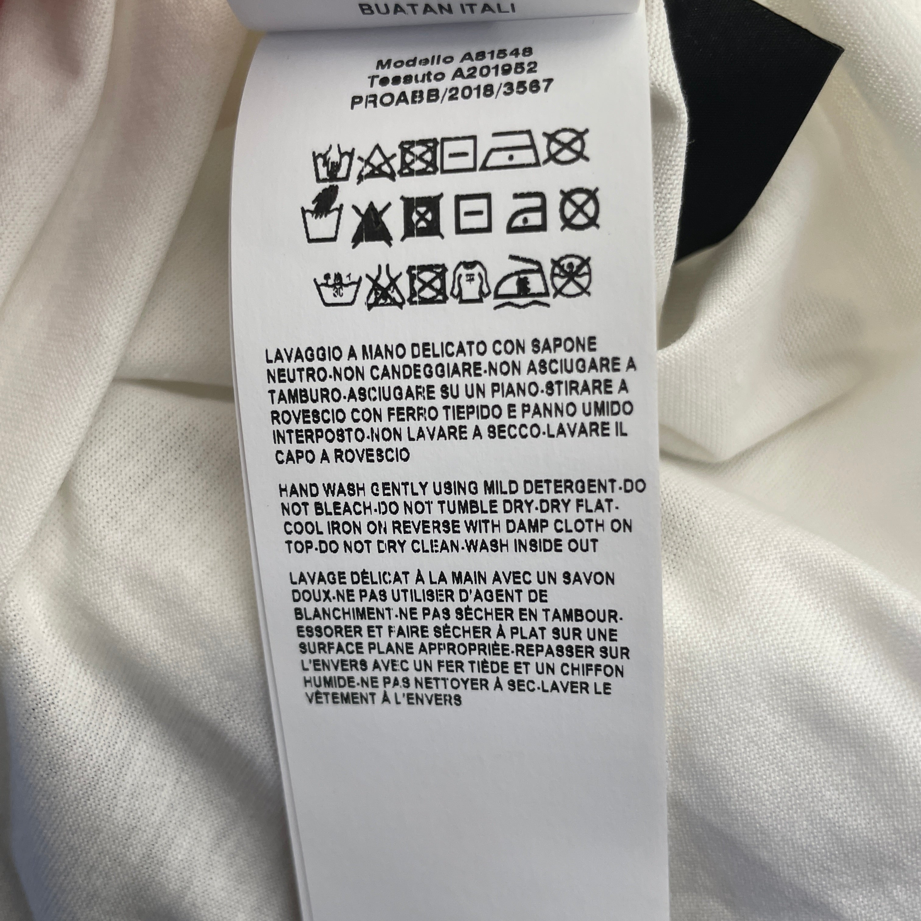 VERSACE/T-Shirt/L/Cotton/WHT/checkerboard/logo view 3