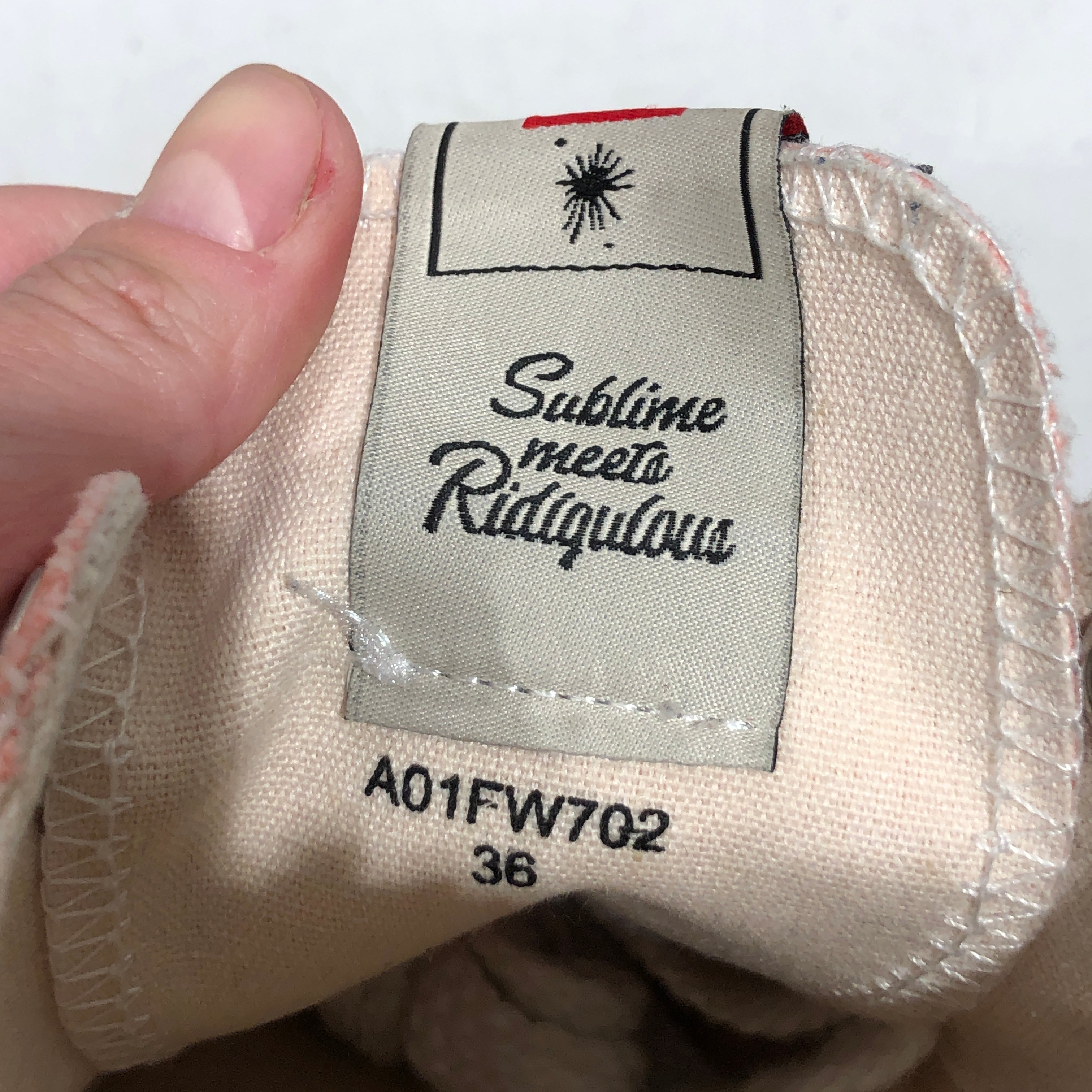 MAISON MIHARA YASUHIRO/Low-Sneakers/EU 36/Cotton/PNK/PETERSON OG SOLE CANVAS view 6
