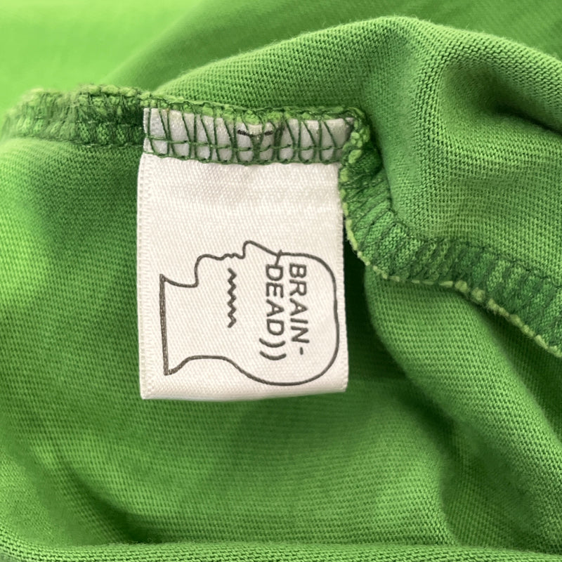 Brain Dead/T-Shirt/L/Cotton/GRN/BRAINDEAD ALIEN PLANETSCAPES