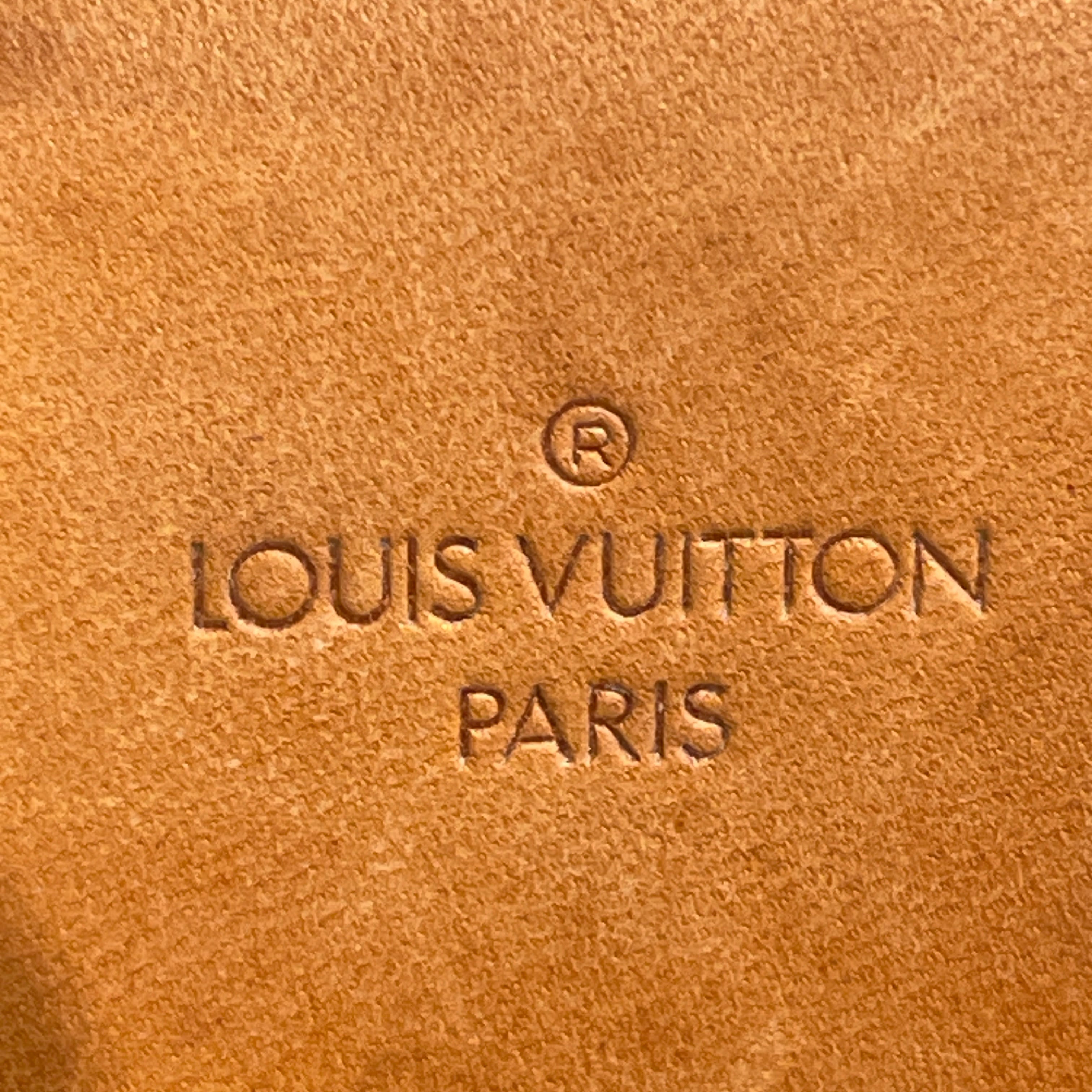 LOUIS VUITTON/Hand Bag/Monogram/Leather/BRW/DEAUVILLE BOWLING BAG view 6