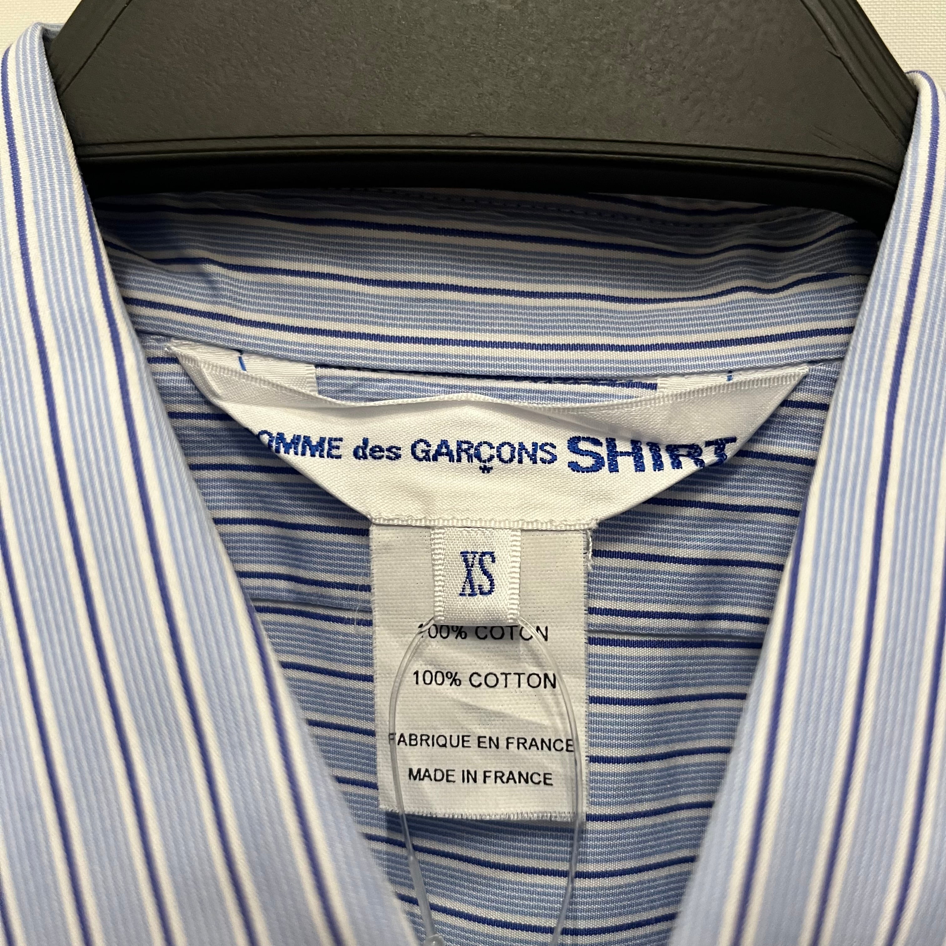 COMME des GARCONS SHIRT/LS Shirt/XS/Blue/Cotton/Stripe/CDGS2SB/CDGS2SB view 3