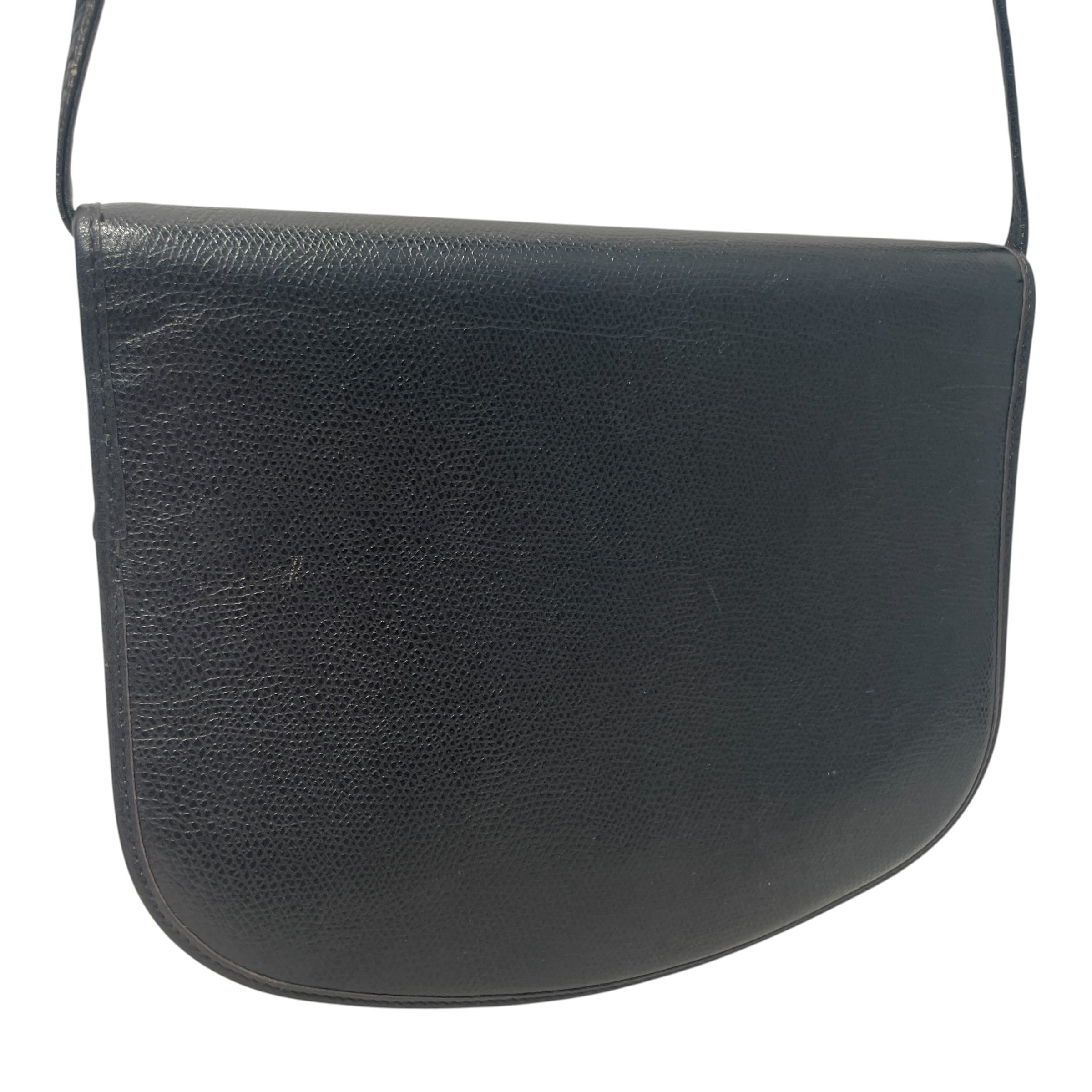 Christian Dior/Cross Body Bag/Leather/BLK/Cross Body view 6