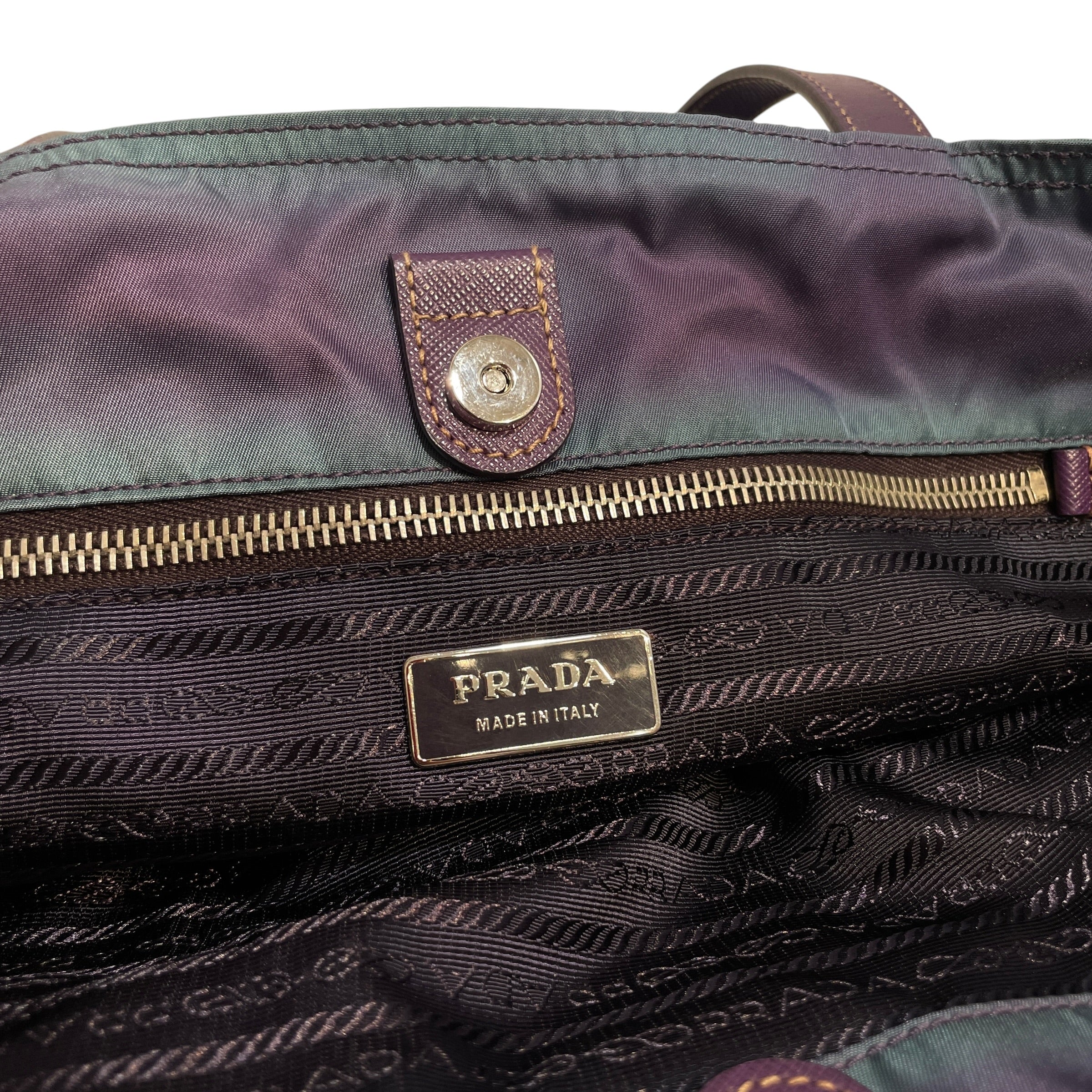 PRADA/Tote Bag/Nylon/PPL/Bow Tote Bag view 6