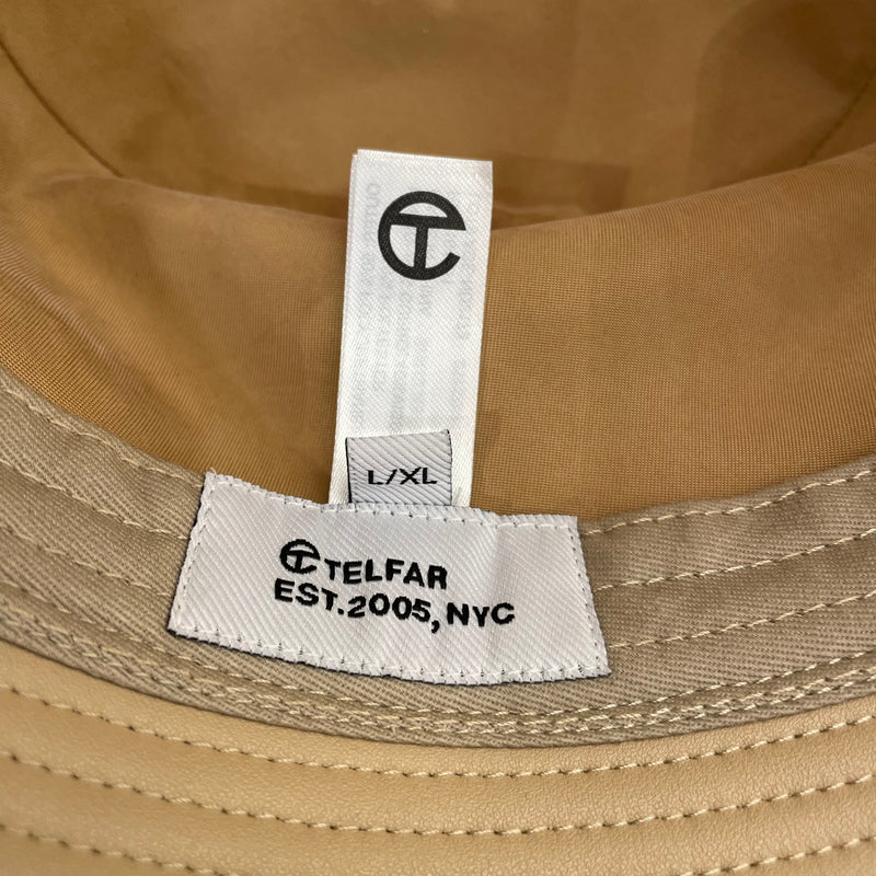 Telfar/Bucket Hat/OS/Leather/BEG/