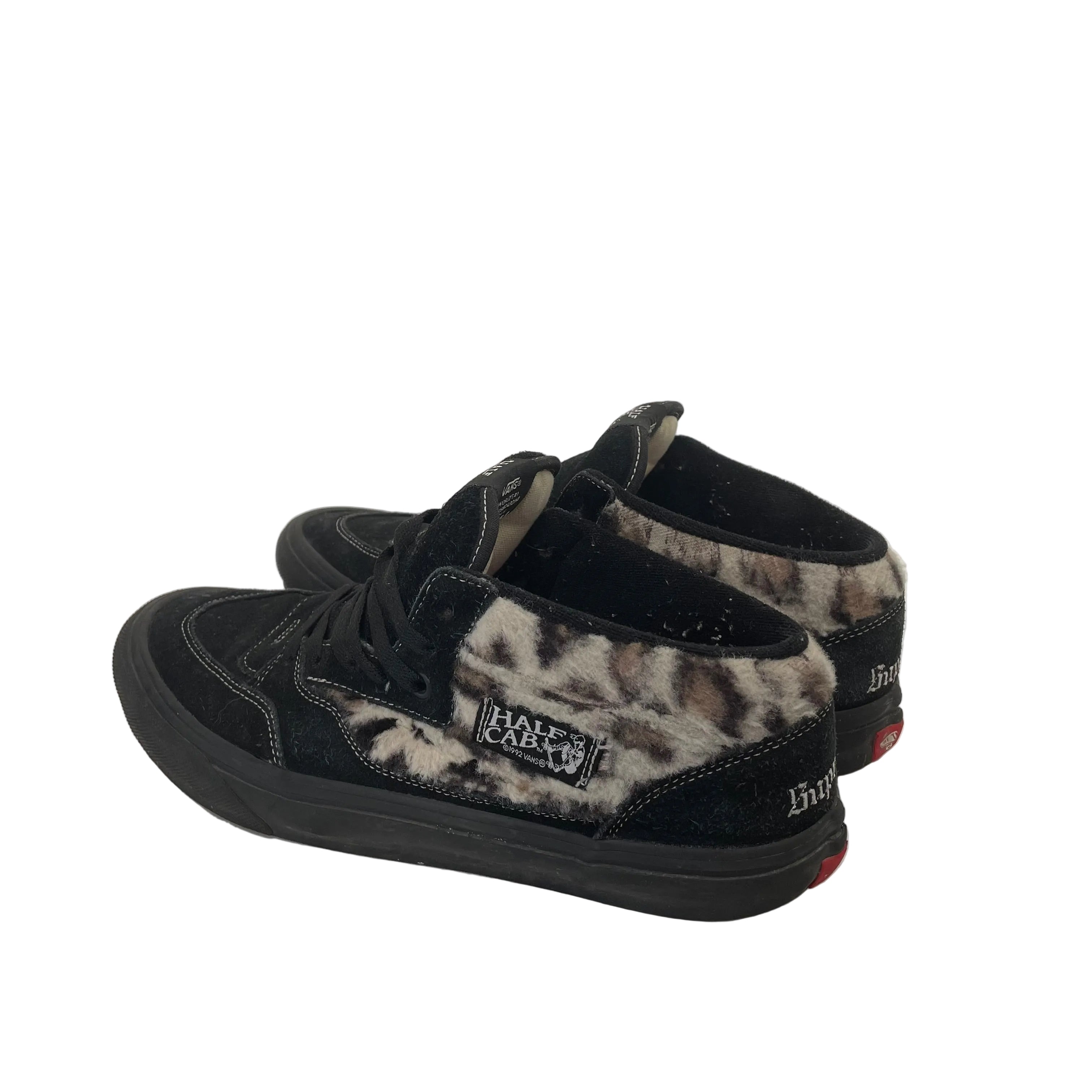 VANS/Supreme/Low-Sneakers/US 11.5/Leopard/Cotton/BLK/HALF CAB LEOPARD view 2