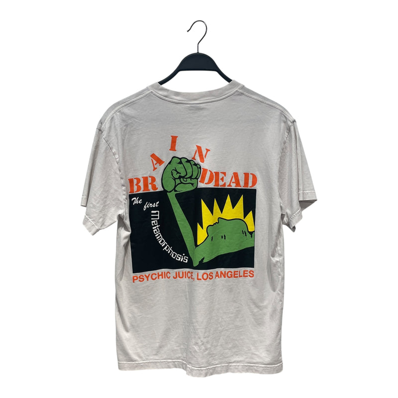 Brain Dead/T-Shirt/S/Cotton/WHT/