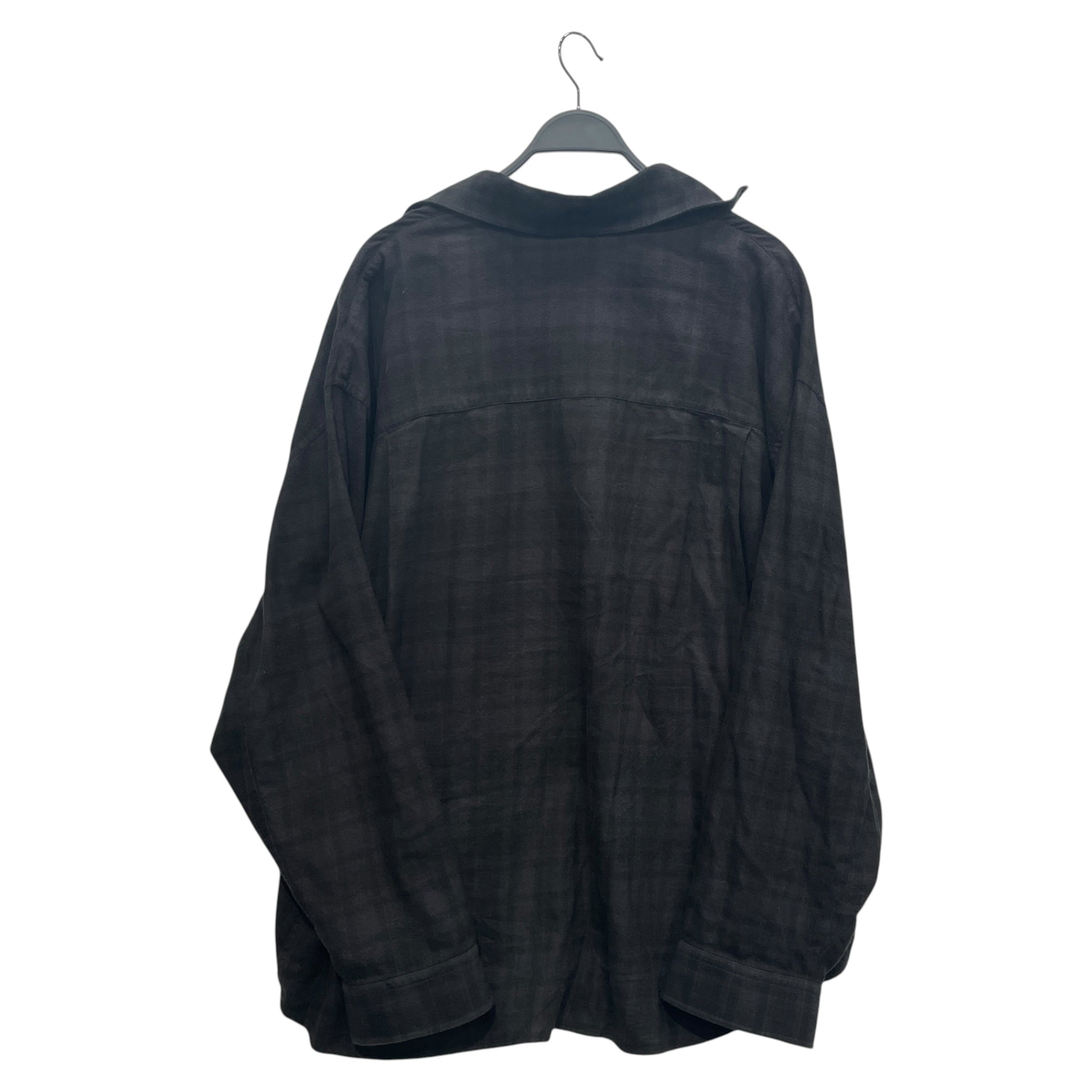 BALENCIAGA/Flannel Shirt/3/Cotton/BLK/Graphic/CITYOFANGELS view 2