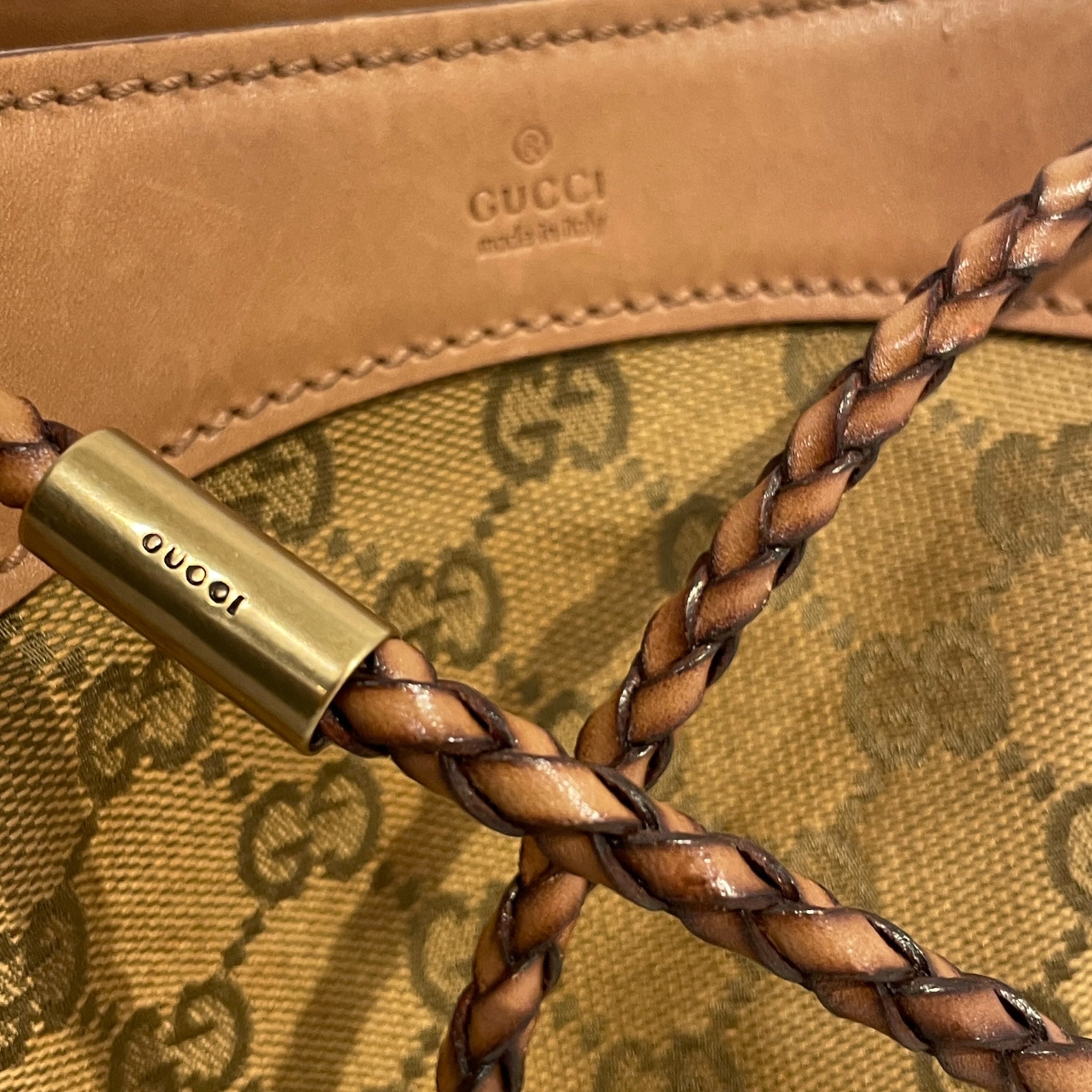 GUCCI/Hand Bag/Monogram/Cotton/GLD/109143 002122 view 5