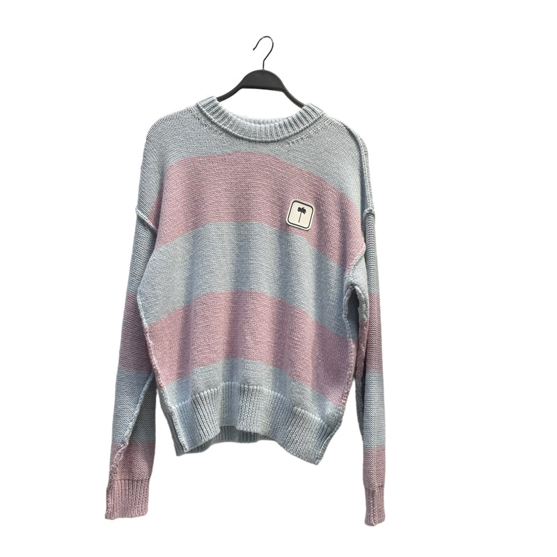 PALMAR/Heavy Sweater/S/Stripe/Wool/BLU/