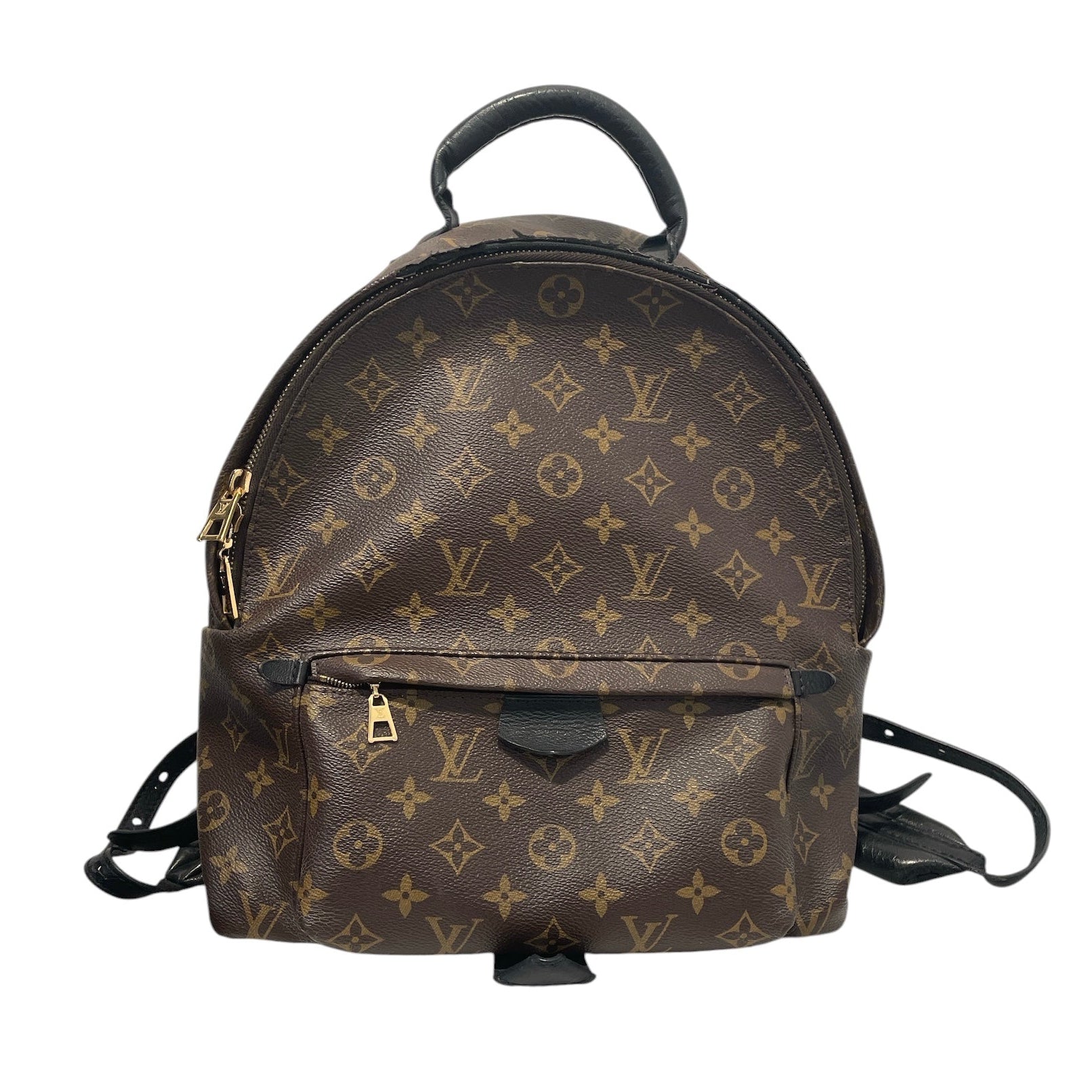 LOUIS VUITTON/Backpack/Monogram/Leather/BRW/palm spring back pack view 1
