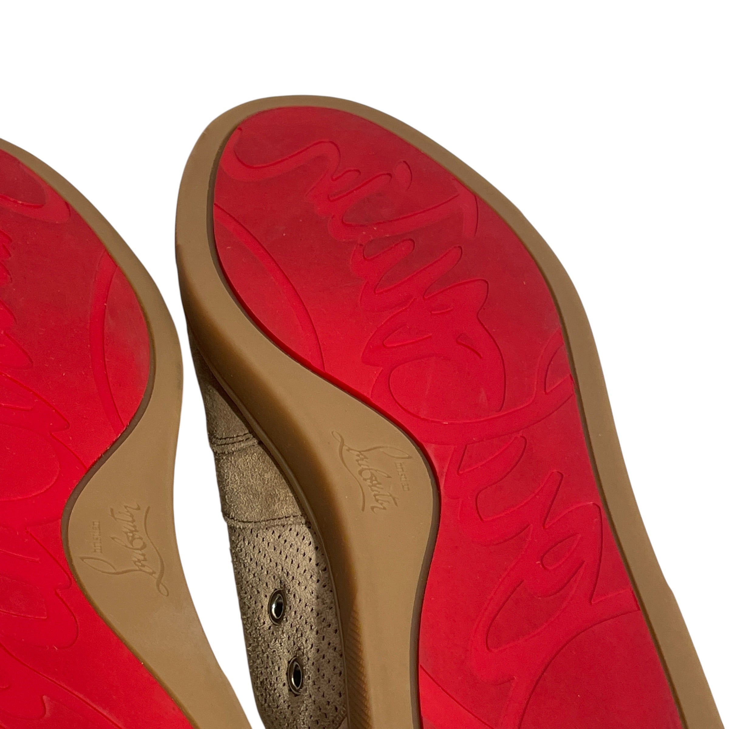 Christian Louboutin/Low-Sneakers/EU 42.5/Suede/BEG/TUTTI SUEDE SNEAKERS view 6