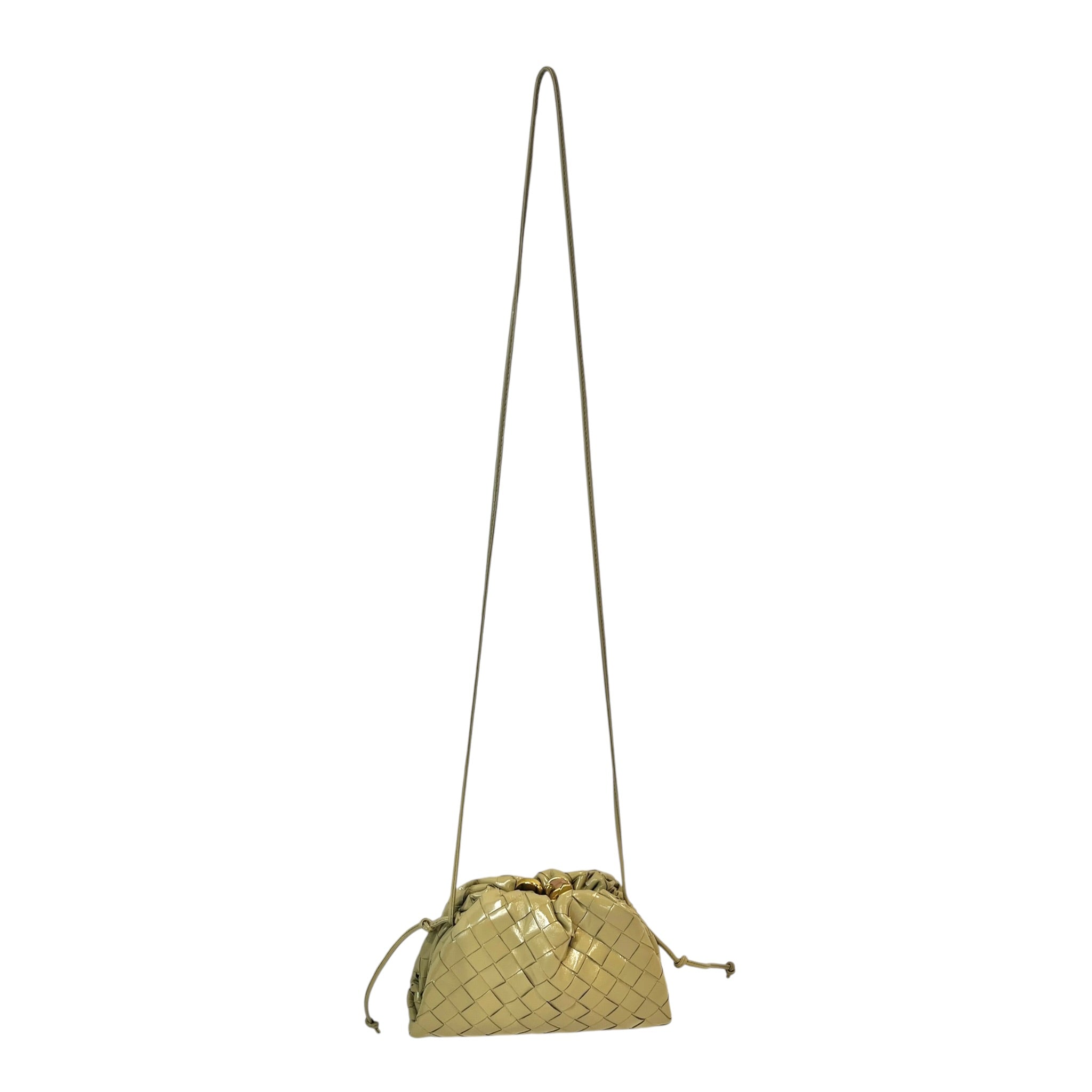 BOTTEGA VENETA/Cross Body Bag/Border/Leather/GRN/Intrecciato Loop view 2