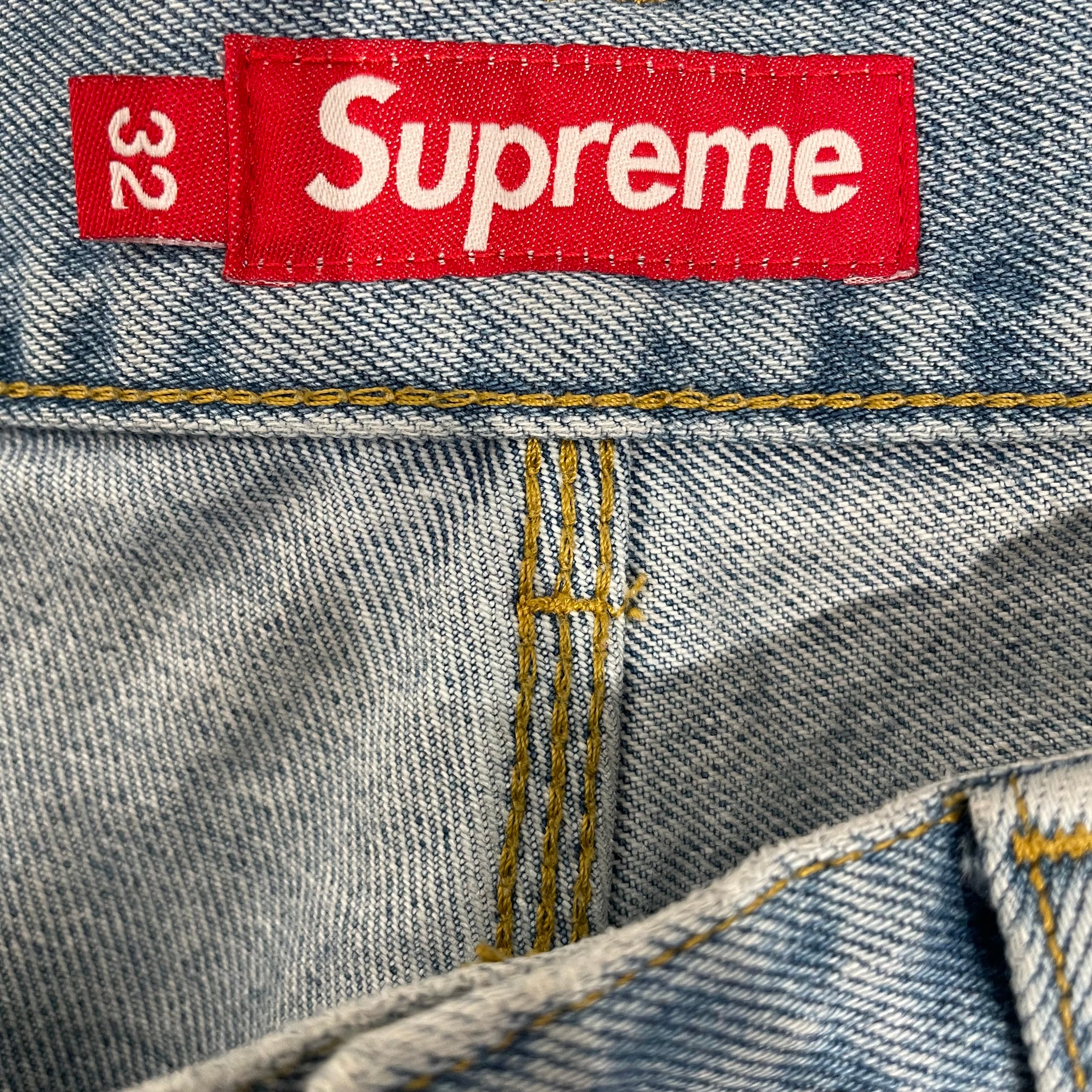 Supreme/Carpenter Pants/32/Denim/BLU/double knee view 3