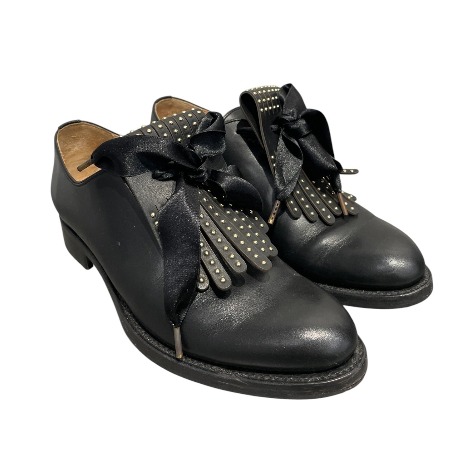 The Office of Angela Scott/Dress Shoes/US 6/Leather/BLK/ view 1