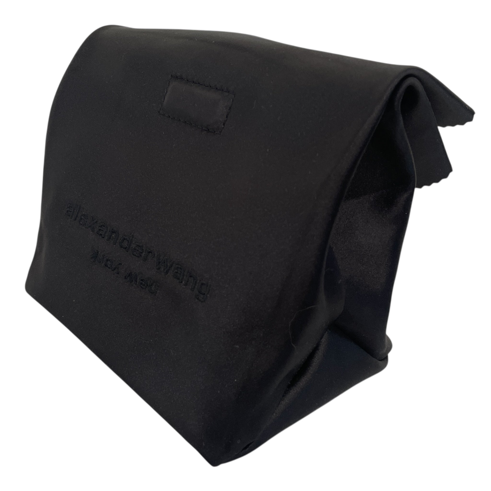 Alexander Wang/Clutch Bag/Graphic/Silk/BLK/ view 3
