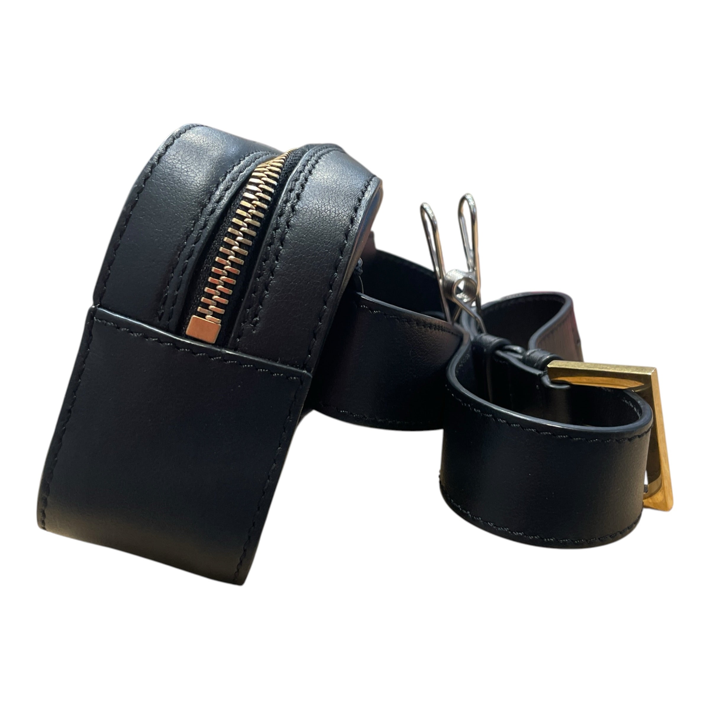 VERSACE/Cross Body Bag/Leather/BLK/La Medusa Lou Leather Mini Bag view 4