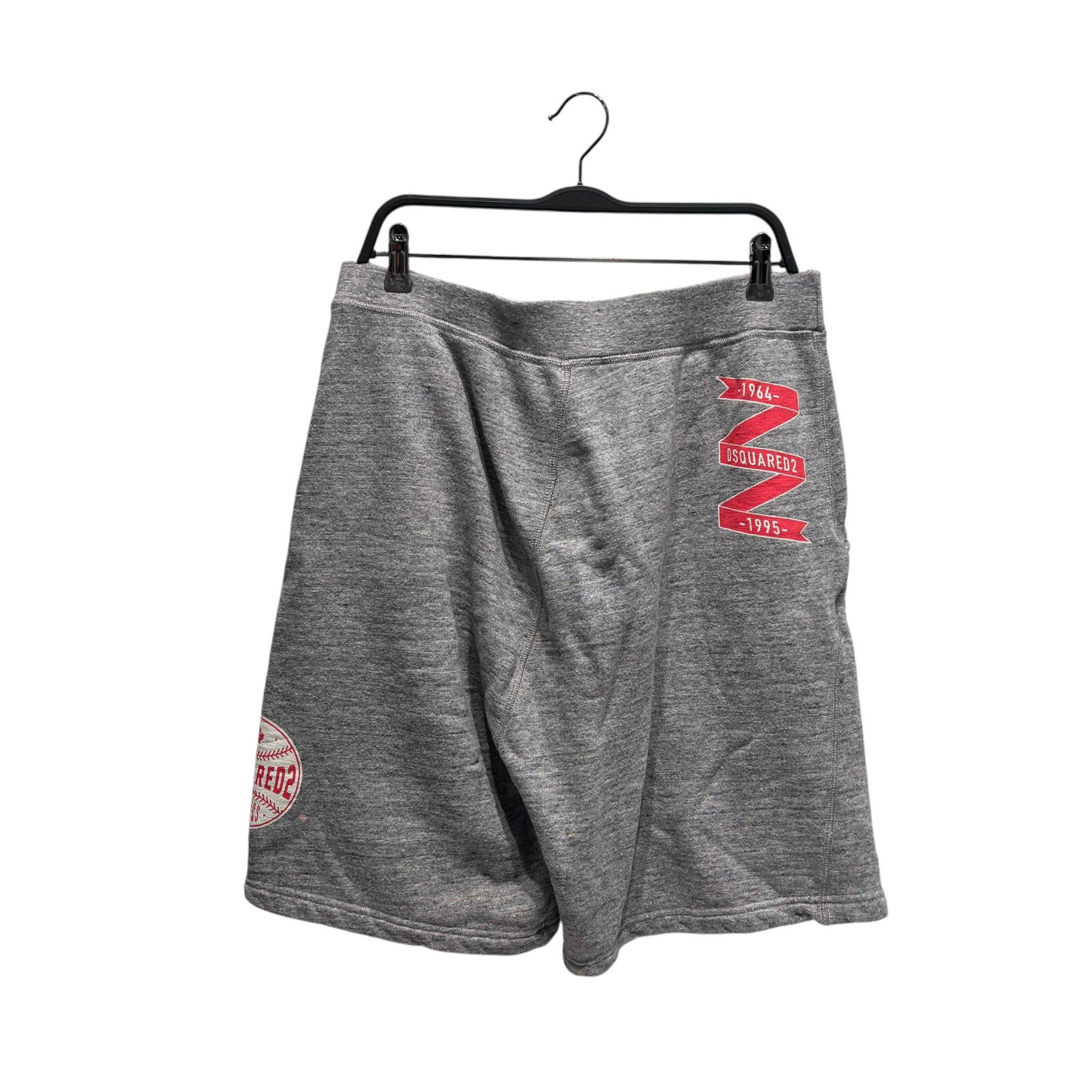 DSQUARED2/Shorts/L/Cotton/GRY/Graphic/Caten Twins Print Track Shorts view 2