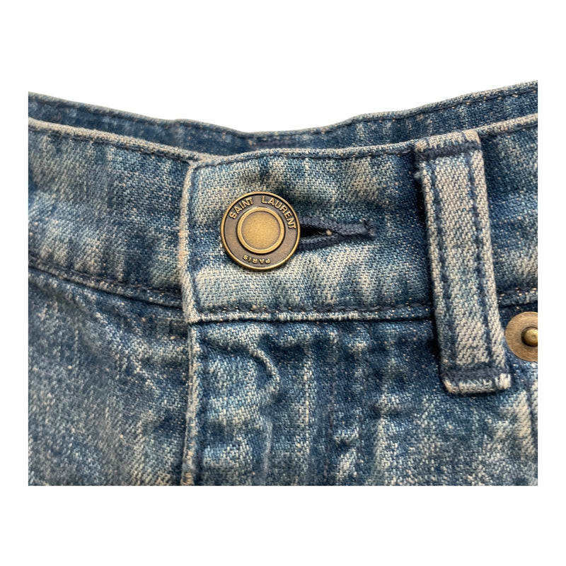 SAINT LAURENT/Straight Pants/30/Denim/BLU/FADED