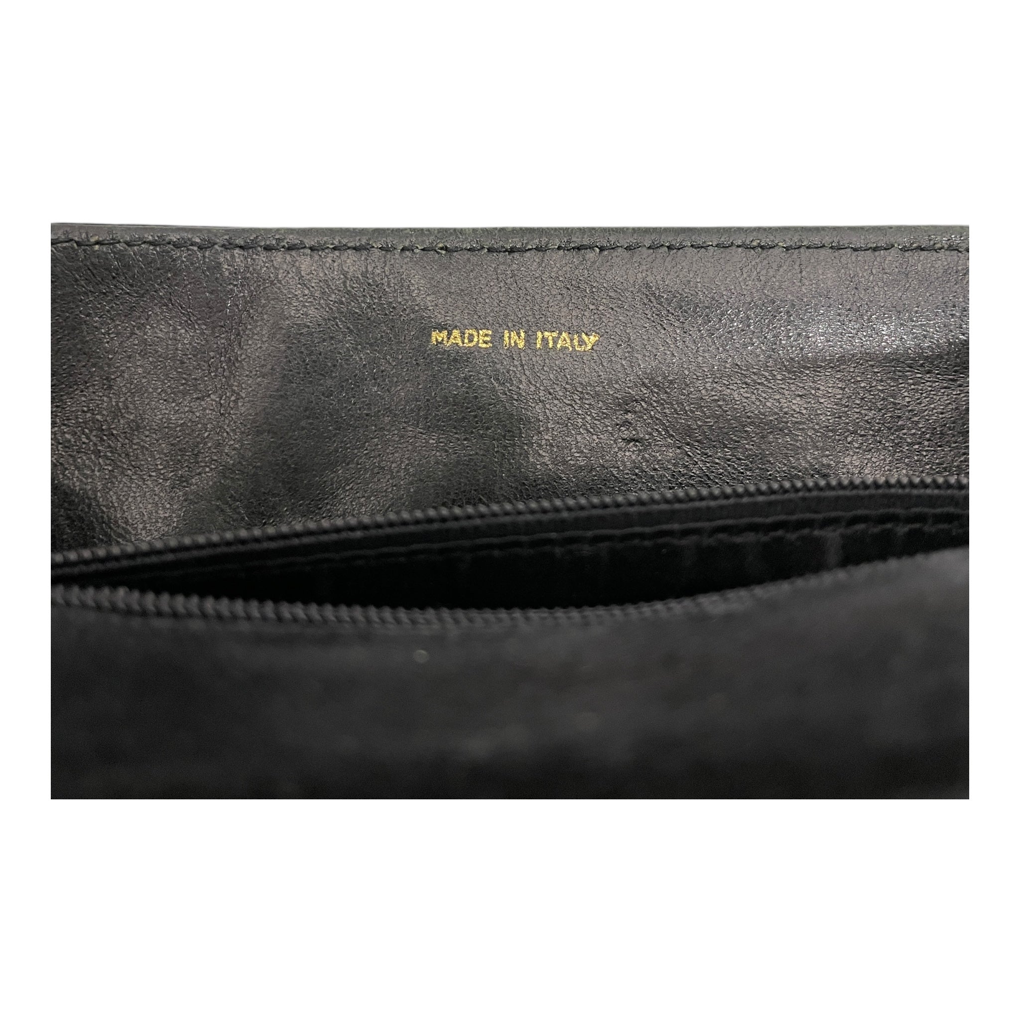 CHANEL/Vintage/Cross Body Bag/Suede/BLK/DIAMOND STITCH/QUILTD FLAP view 7