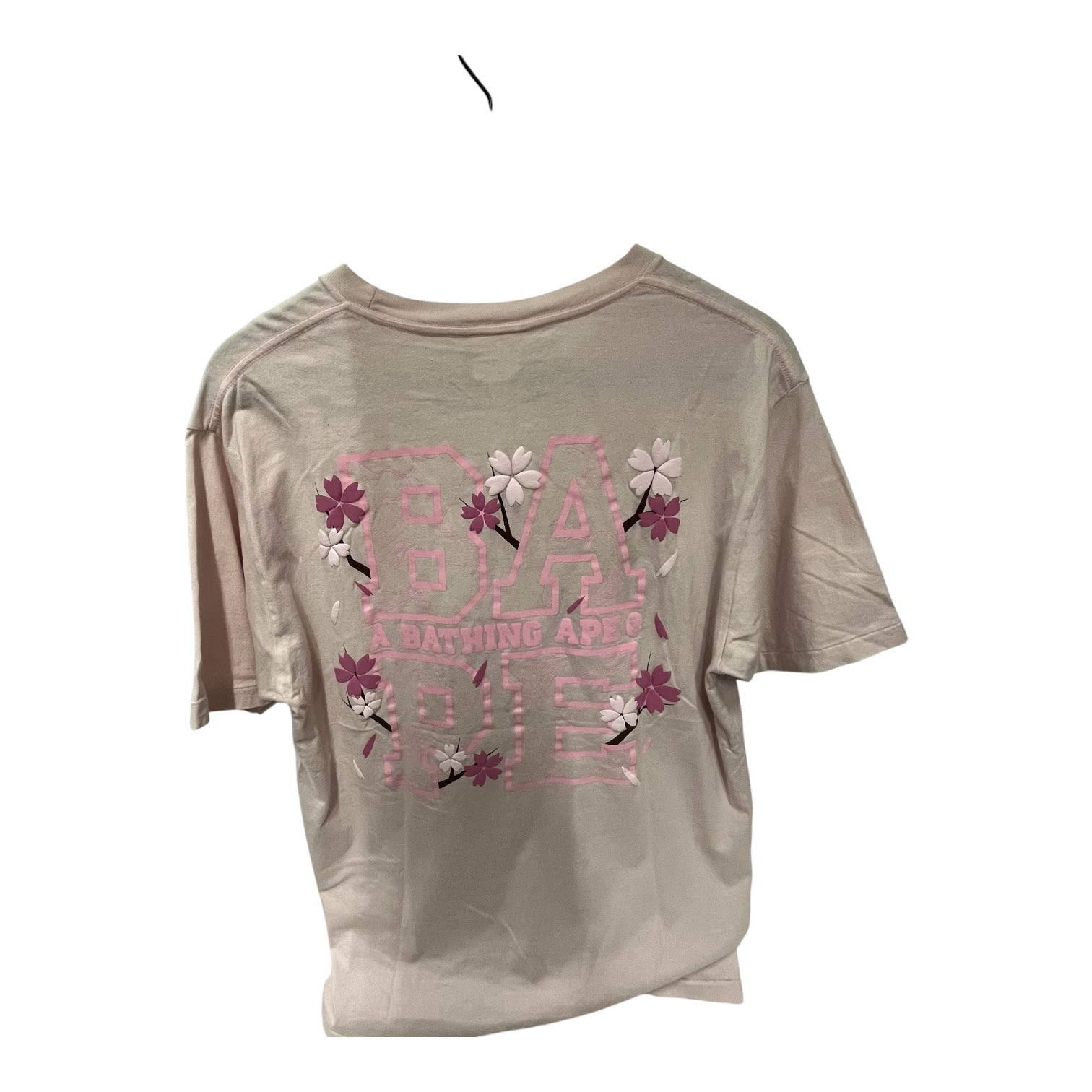 A BATHING APE/T-Shirt/XL/Cotton/WHT/sakura trees view 2