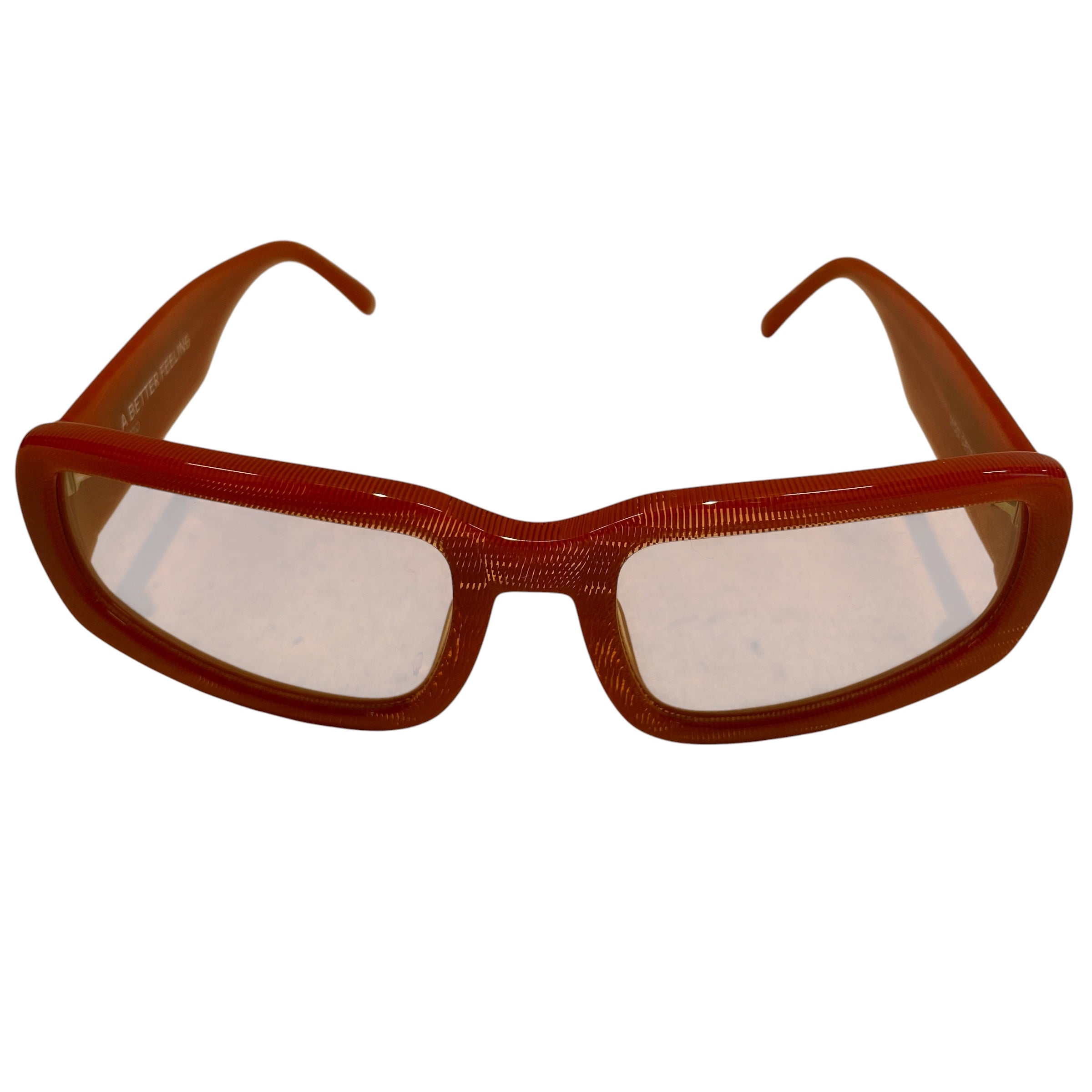 A BETTER FEELING/Sunglasses/Plastic/ORN/SEE THROUGH, ORNG SPECLES view 1