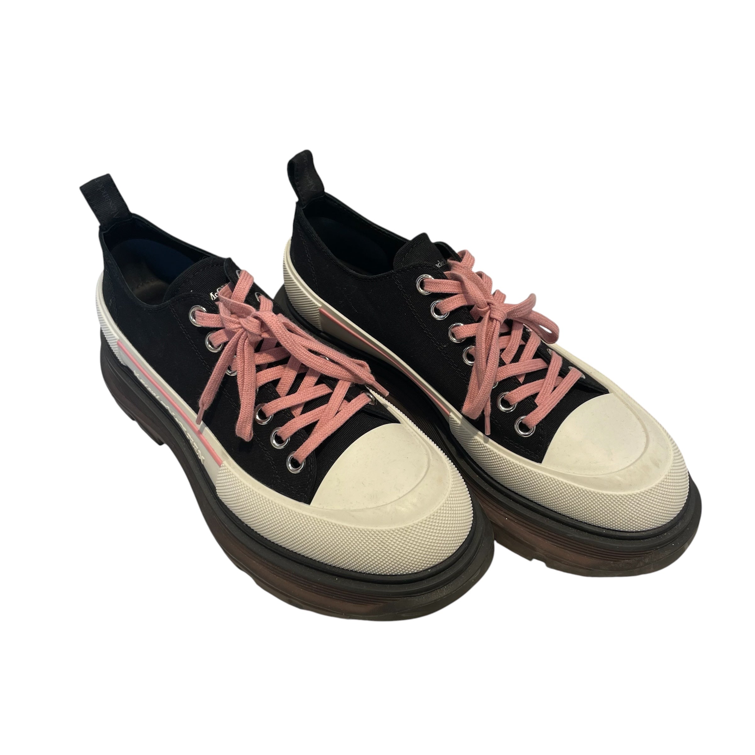 Alexander McQueen/Low-Sneakers/EU 43/BLK/CONVERSE/PLATFORM view 1