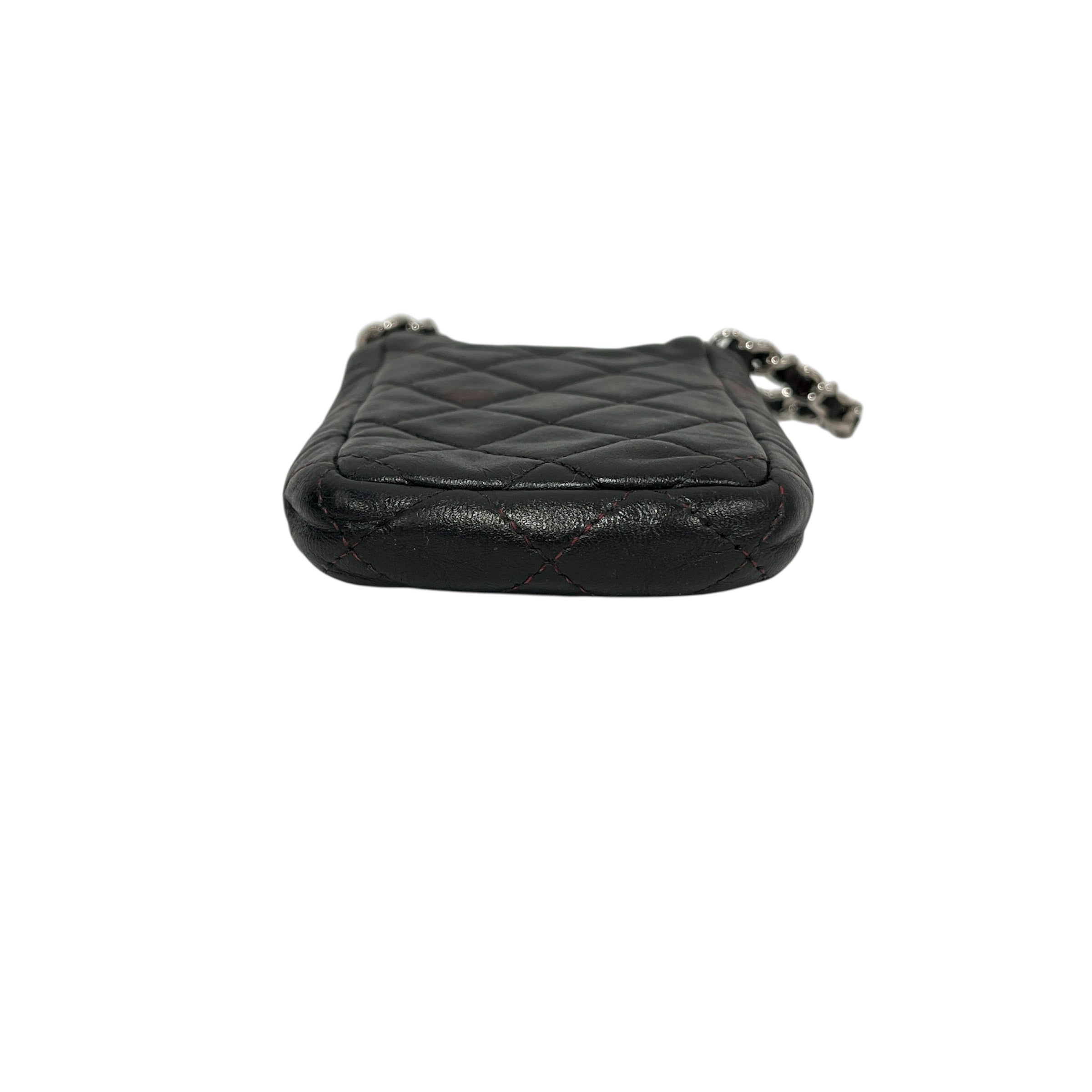CHANEL/Pouch/Leather/BLK/ view 3