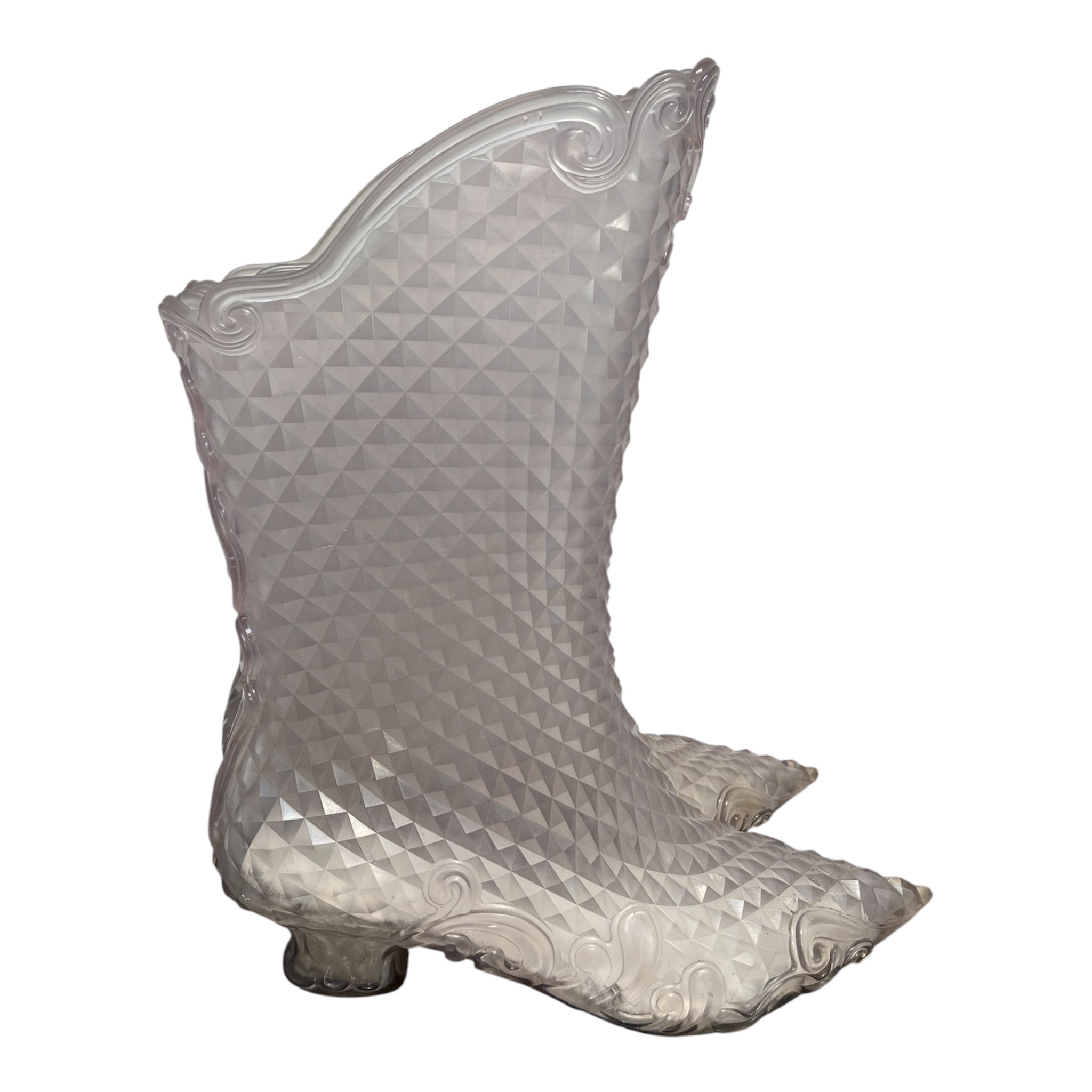 melissa/Y/PROJECT/Western Boots/US 10/CLR/COURT JELLY POINTED TOE view 2
