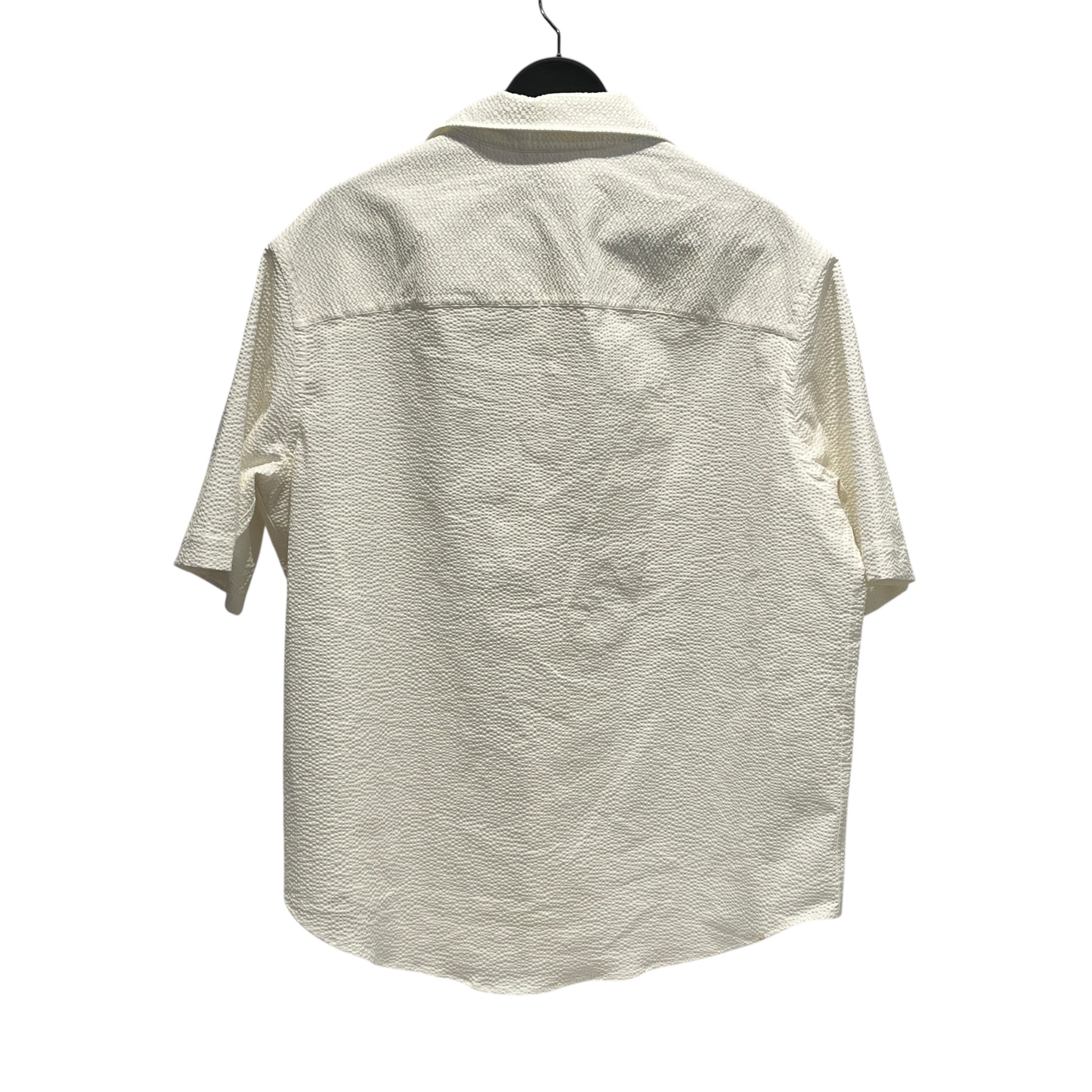 424(FourTwoFour)/SS Shirt/M/Cotton/WHT/TEXTURED view 2