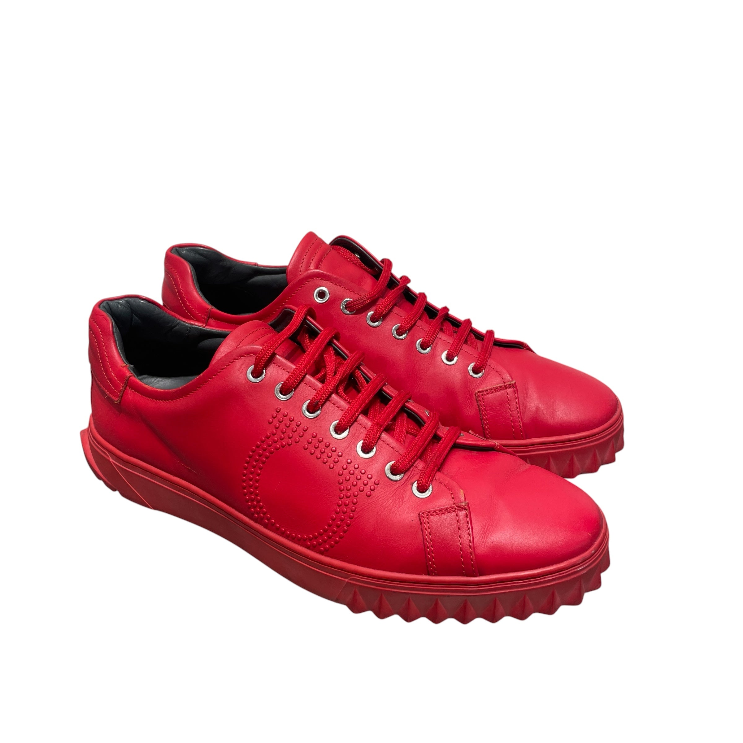 Salvatore Ferragamo/Low-Sneakers/US 10/Acrylic/RED/ view 1