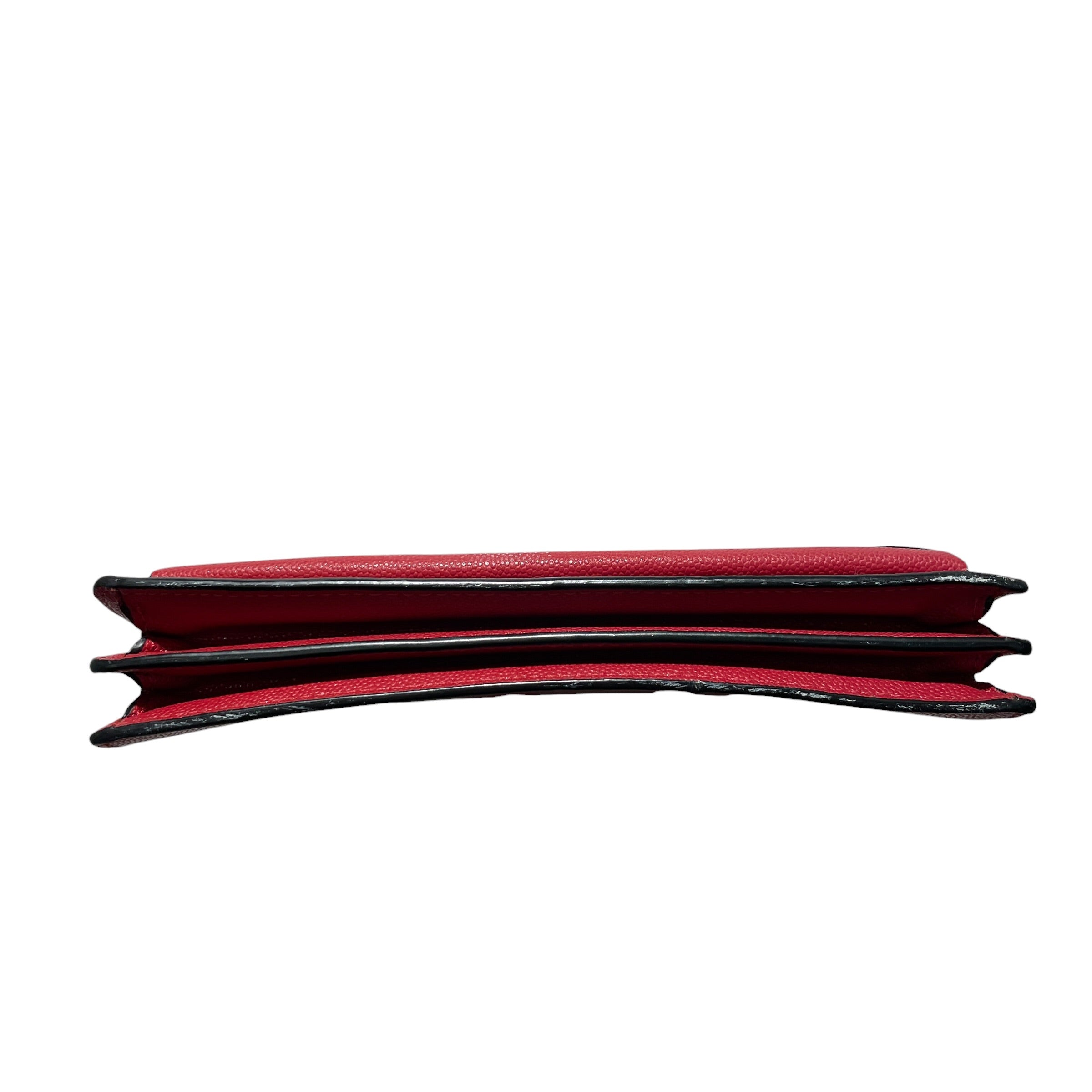 COACH/Cross Body Bag/Leather/RED/mini klare view 3
