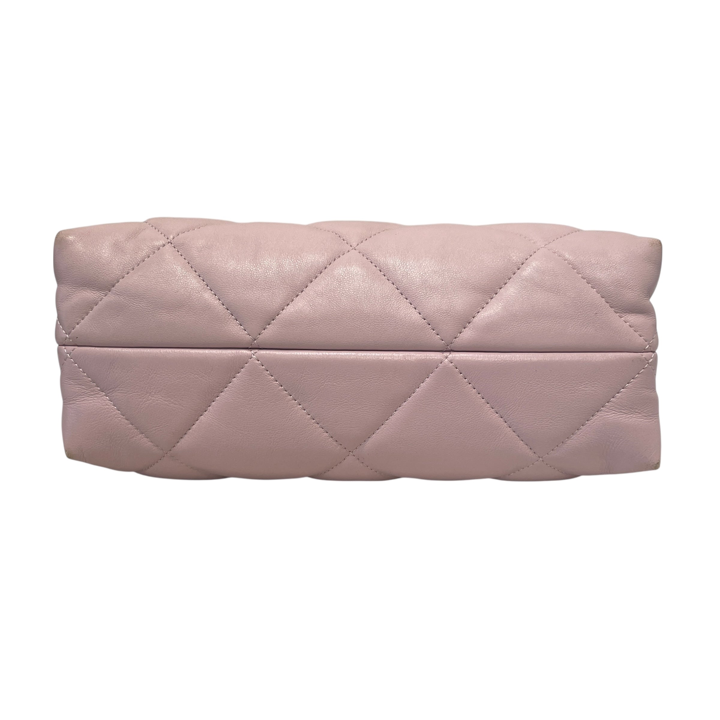CHANEL/Hand Bag/Lambskin/PNK/CC Logo Matelasse Quilted view 3