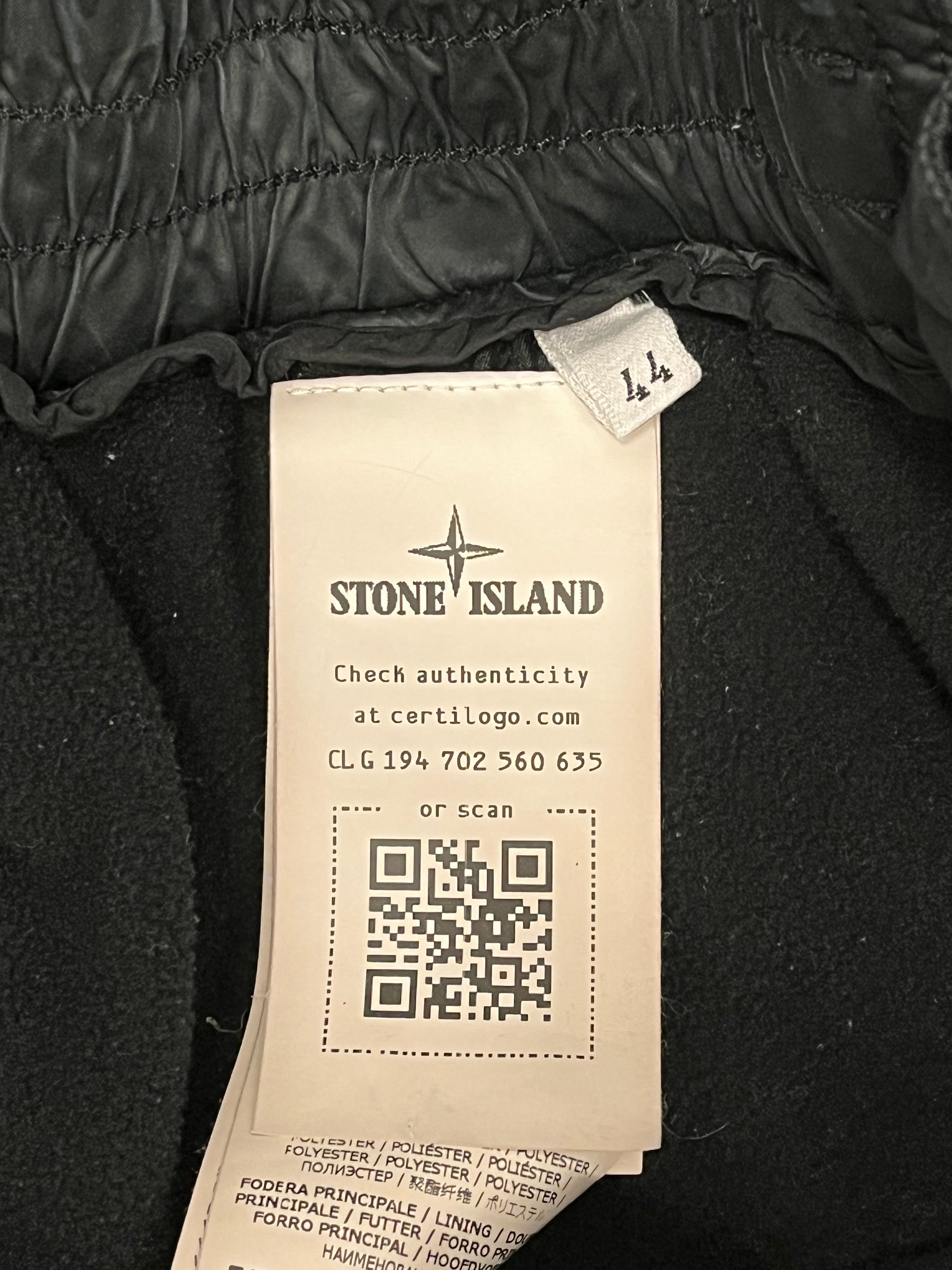 STONE ISLAND/Pants/44/Polyester/BLK/Zipper Cargo Pants view 4