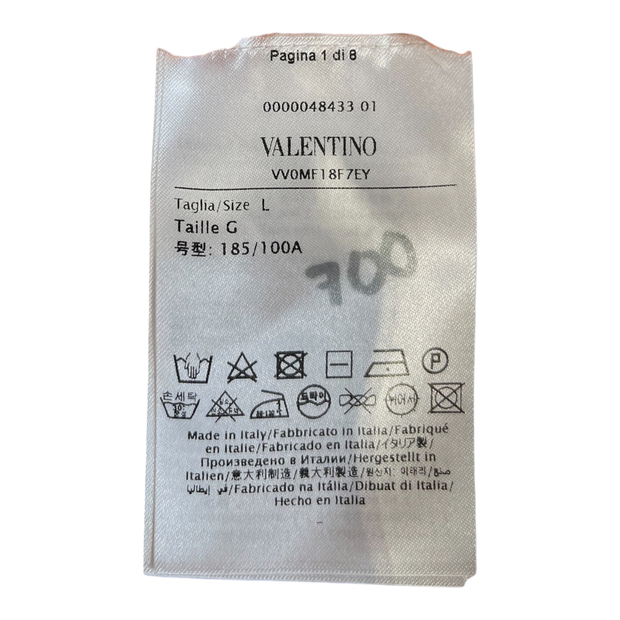VALENTINO/Hoodie/L/Cotton/ORN/VLTN RUBBER POCKET LOGO view 4