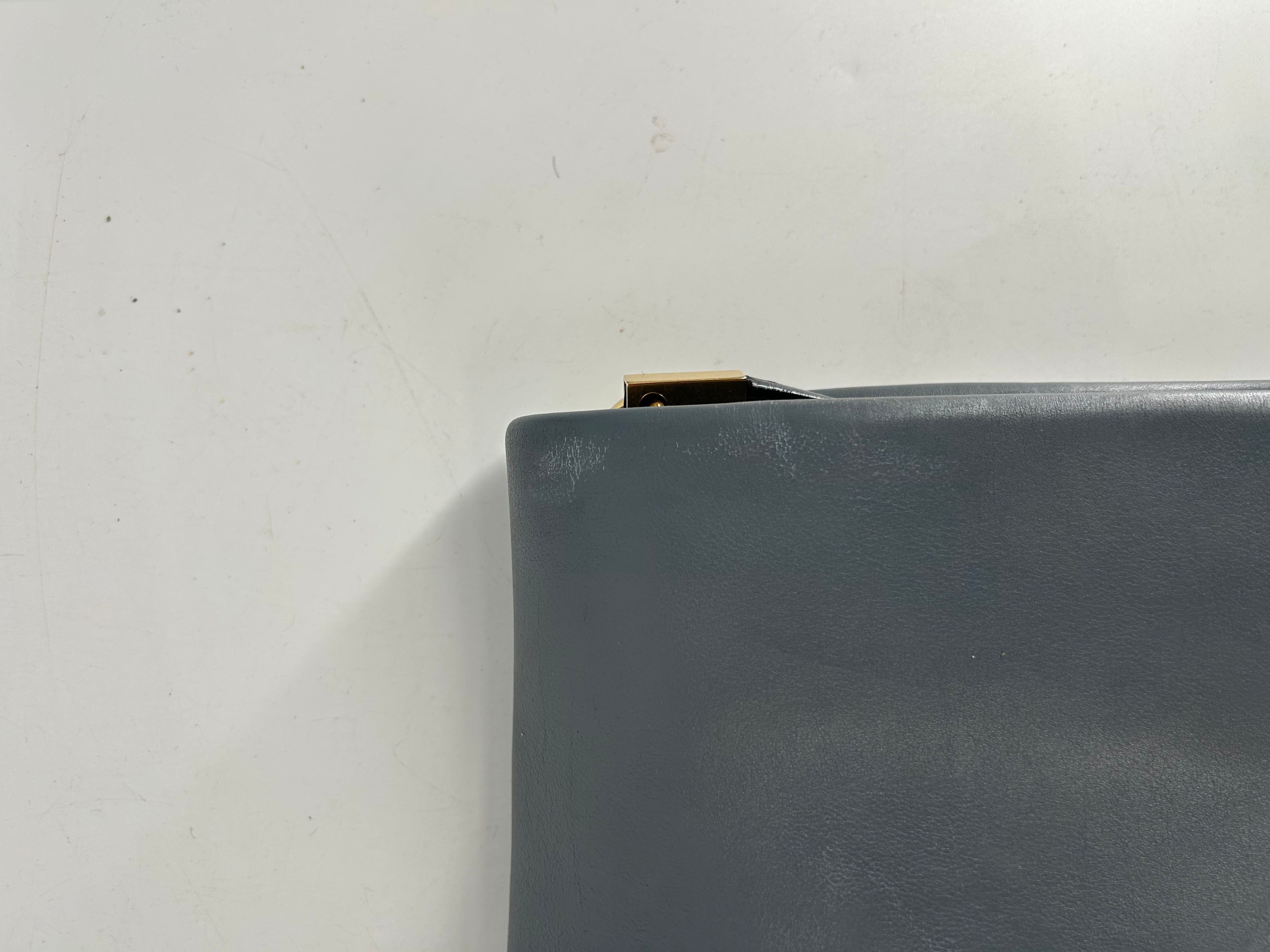 CELINE/Cross Body Bag/Leather/GRY/FGA 0123 view 8
