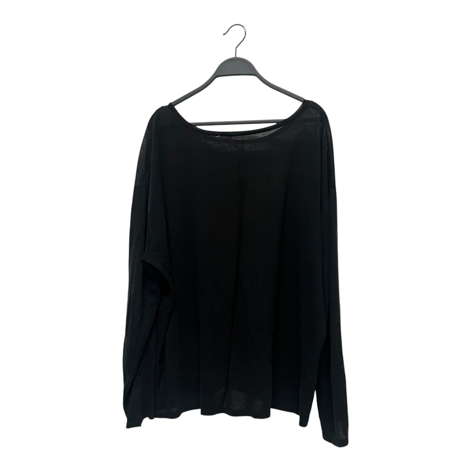 THE ROW/LS T-Shirt/2/Cotton/BLK/SEE THROUGH LS view 2