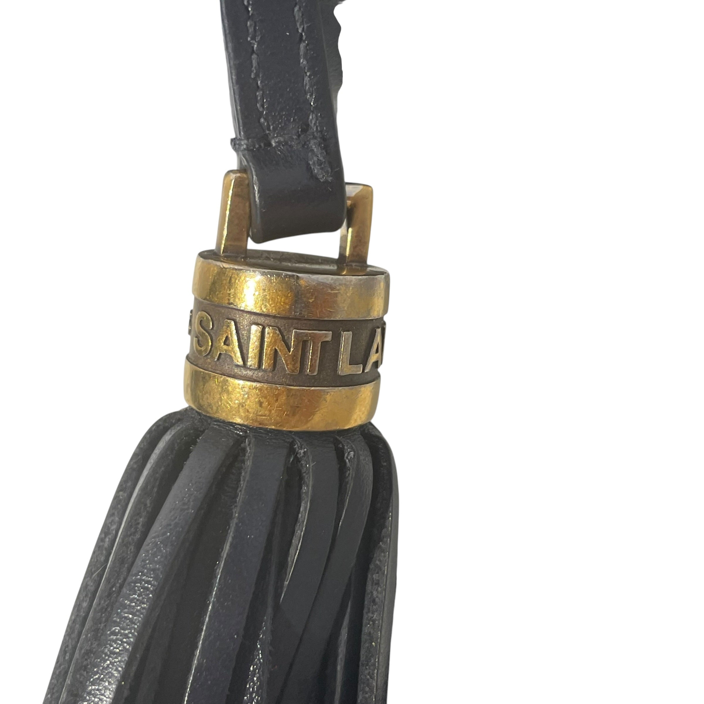 SAINT LAURENT/Fanny Pack/Leather/NVY/deep navy ysl lou bag view 9