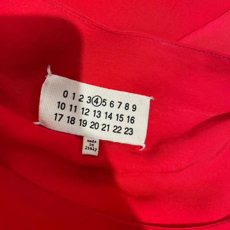 Maison Martin Margiela///Dress/40/Plain/Polyester/RED//W [Designers] Design/